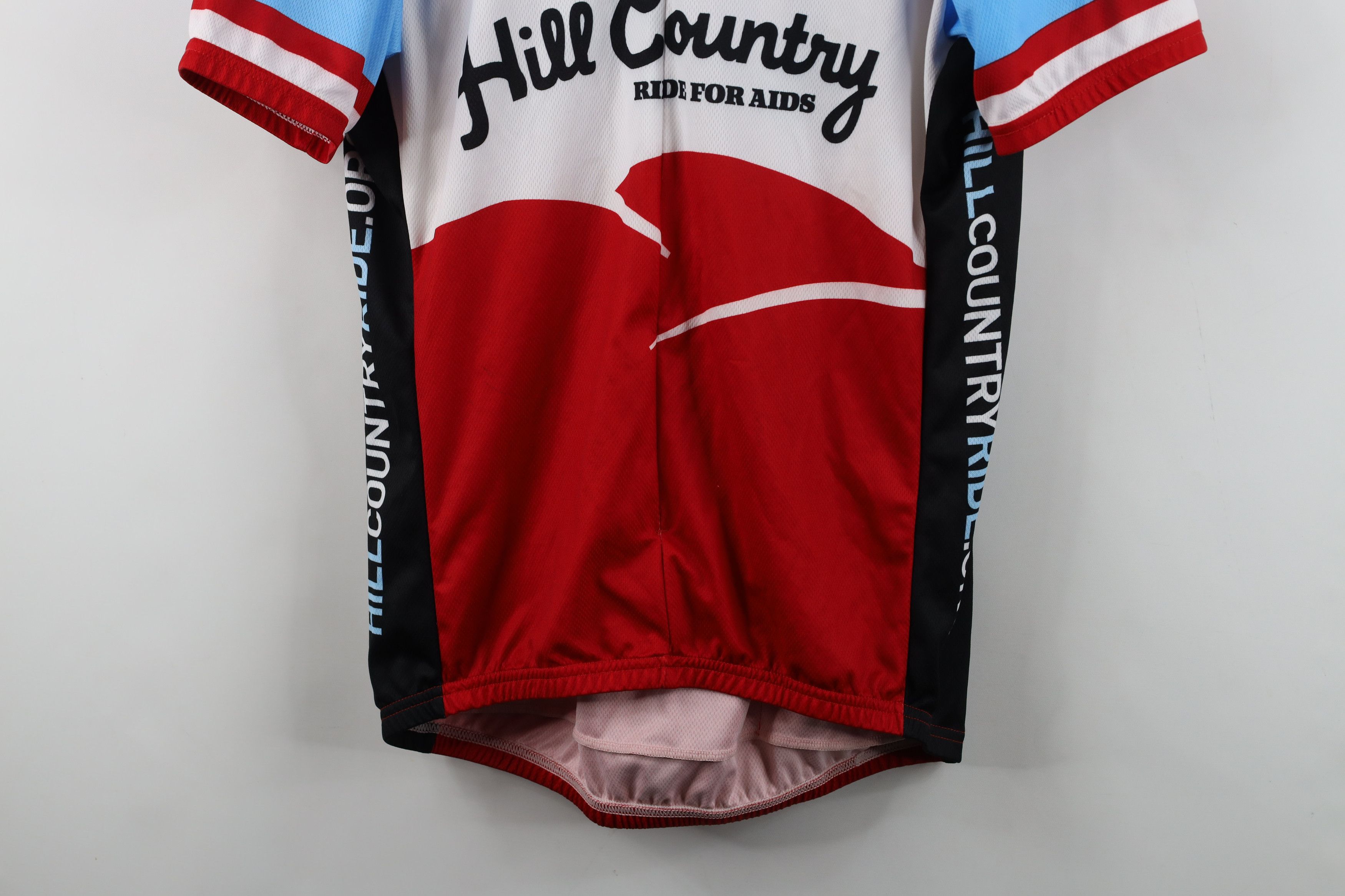 Vintage Voler Hill Country Ride for Aids Bicycle Cycling Jersey USA Size US L / EU 52-54 / 3 - 3 Thumbnail