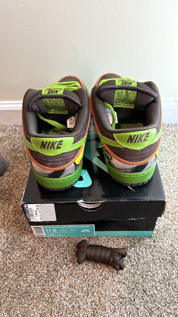 Nike Nike De La Soul SB Dunks Size US 11.5 / EU 44-45 - 4 Thumbnail