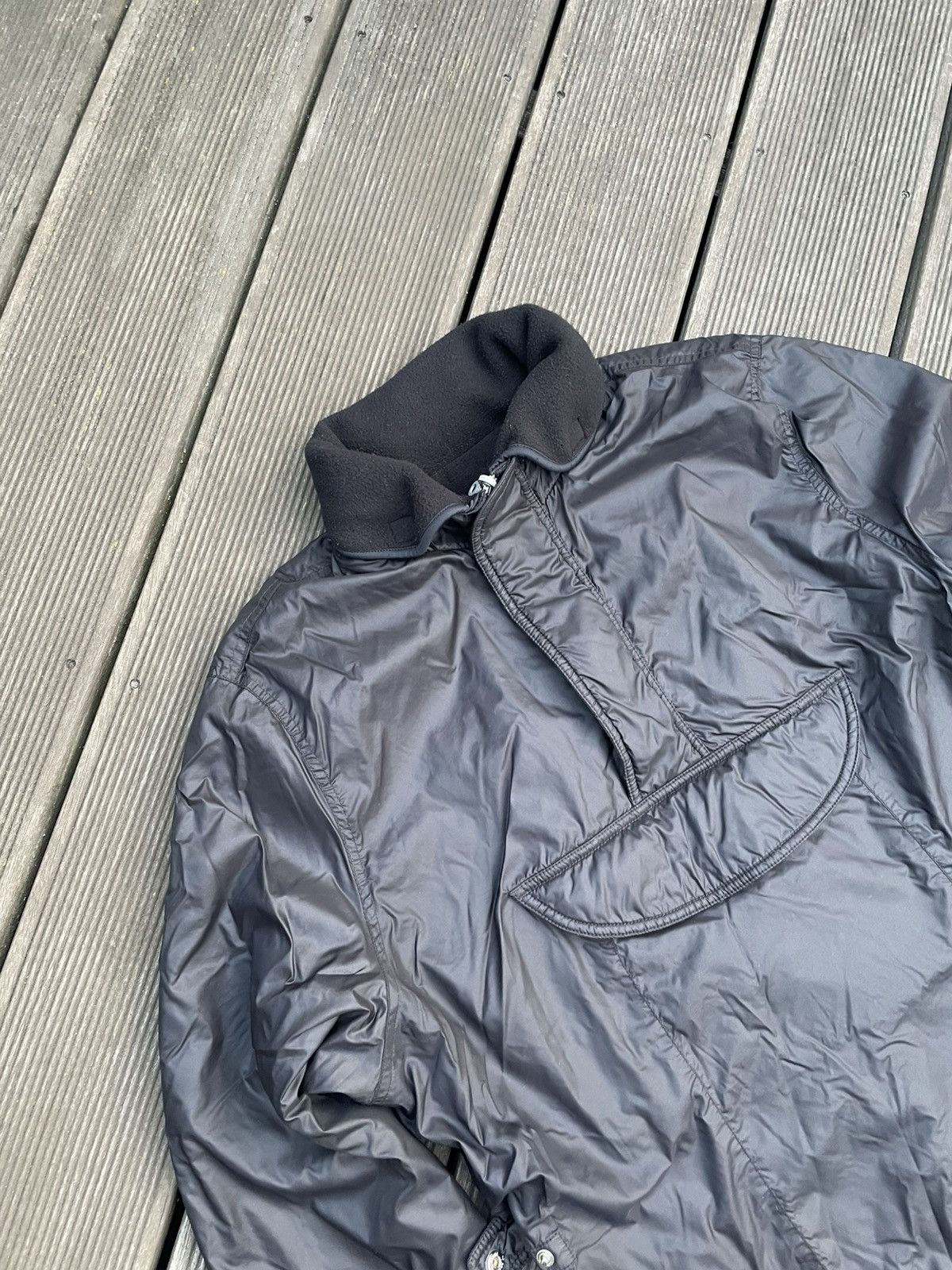 Moncler Grenoble Vintage Moncler Anorak Reversible Nylon Fleece Size L Size US L / EU 52-54 / 3 - 5 Thumbnail