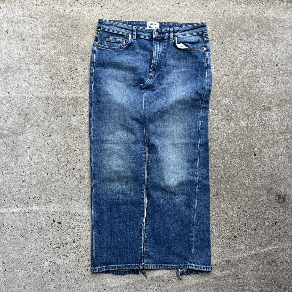 Acne Studios Acne Studios Perk maxi jeans custom Skirt denim Size 26" / US 2 / IT 38 - 1 Thumbnail
