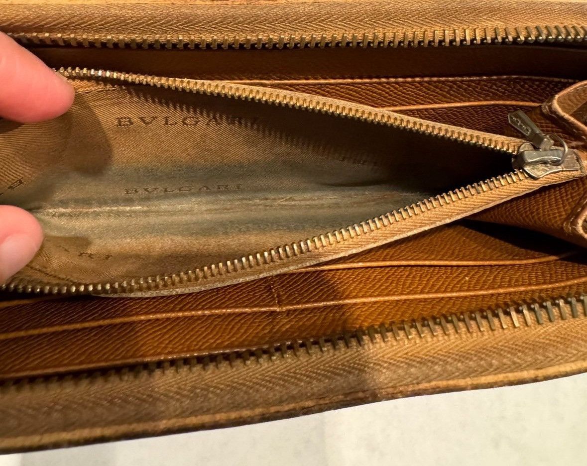 Bvlgari Bvlgari Brown Leather Long Wallet Size ONE SIZE - 5 Thumbnail