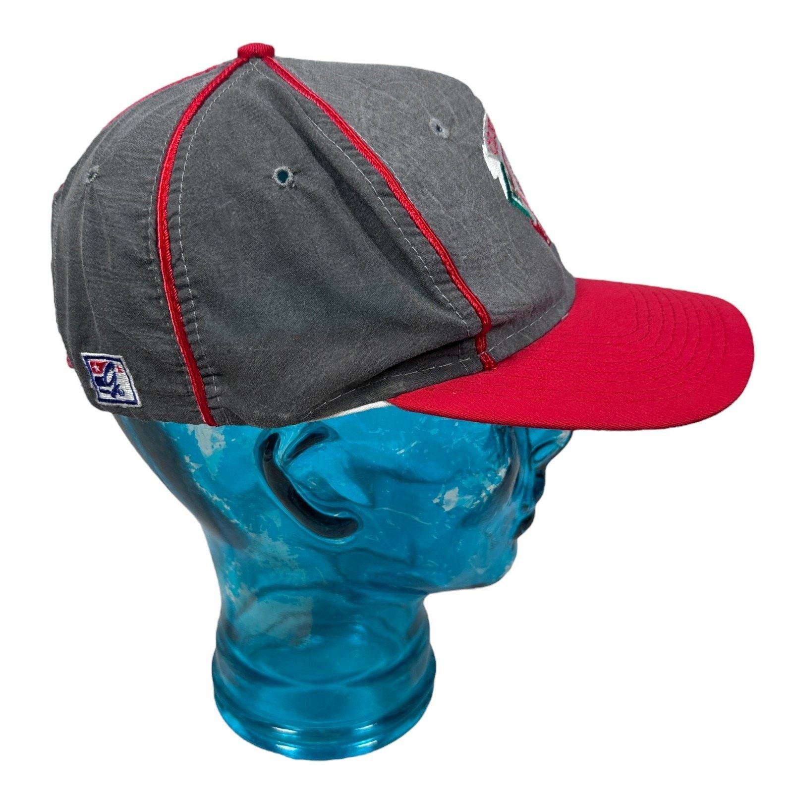 The Game Vintage The Game Cincinnati Reds Snapback Hat OS Gray 90s Size ONE SIZE - 5 Thumbnail