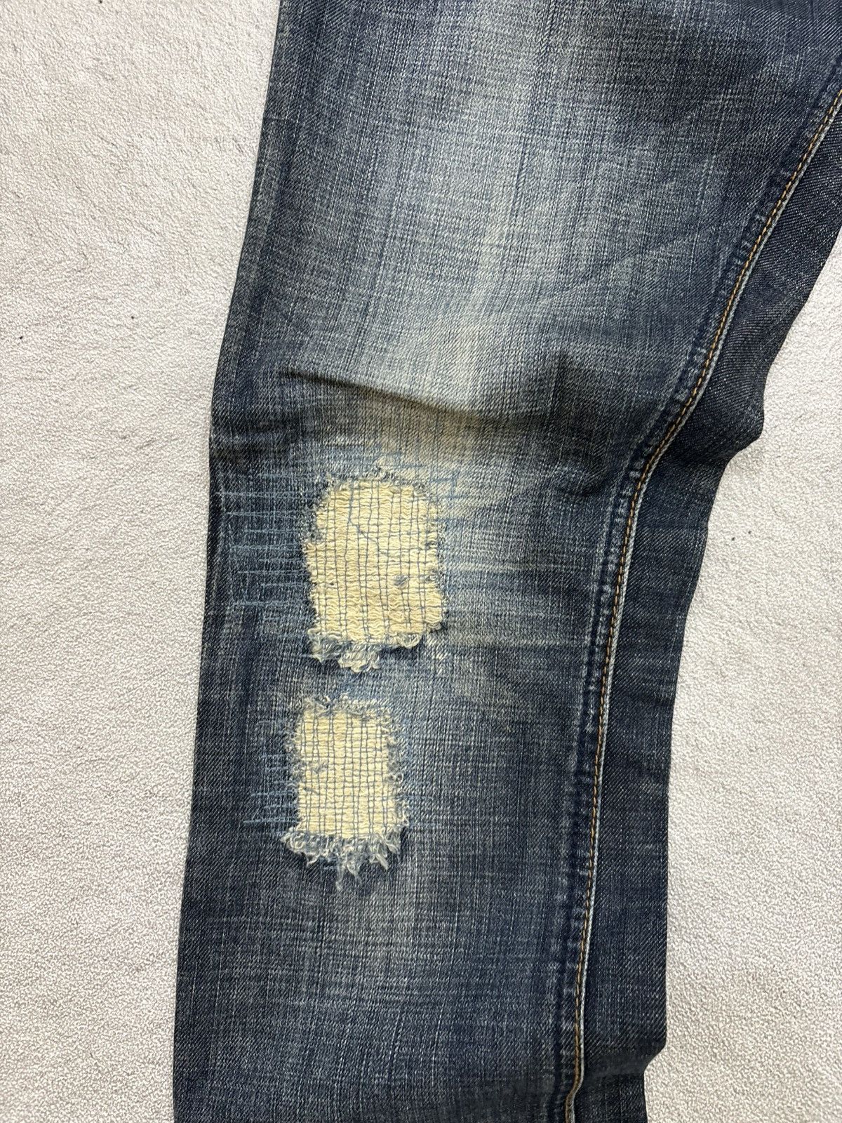 Kapital 2000s Japanese distreshed Sasiko denim kapital style Size US 32 / EU 48 - 3 Thumbnail