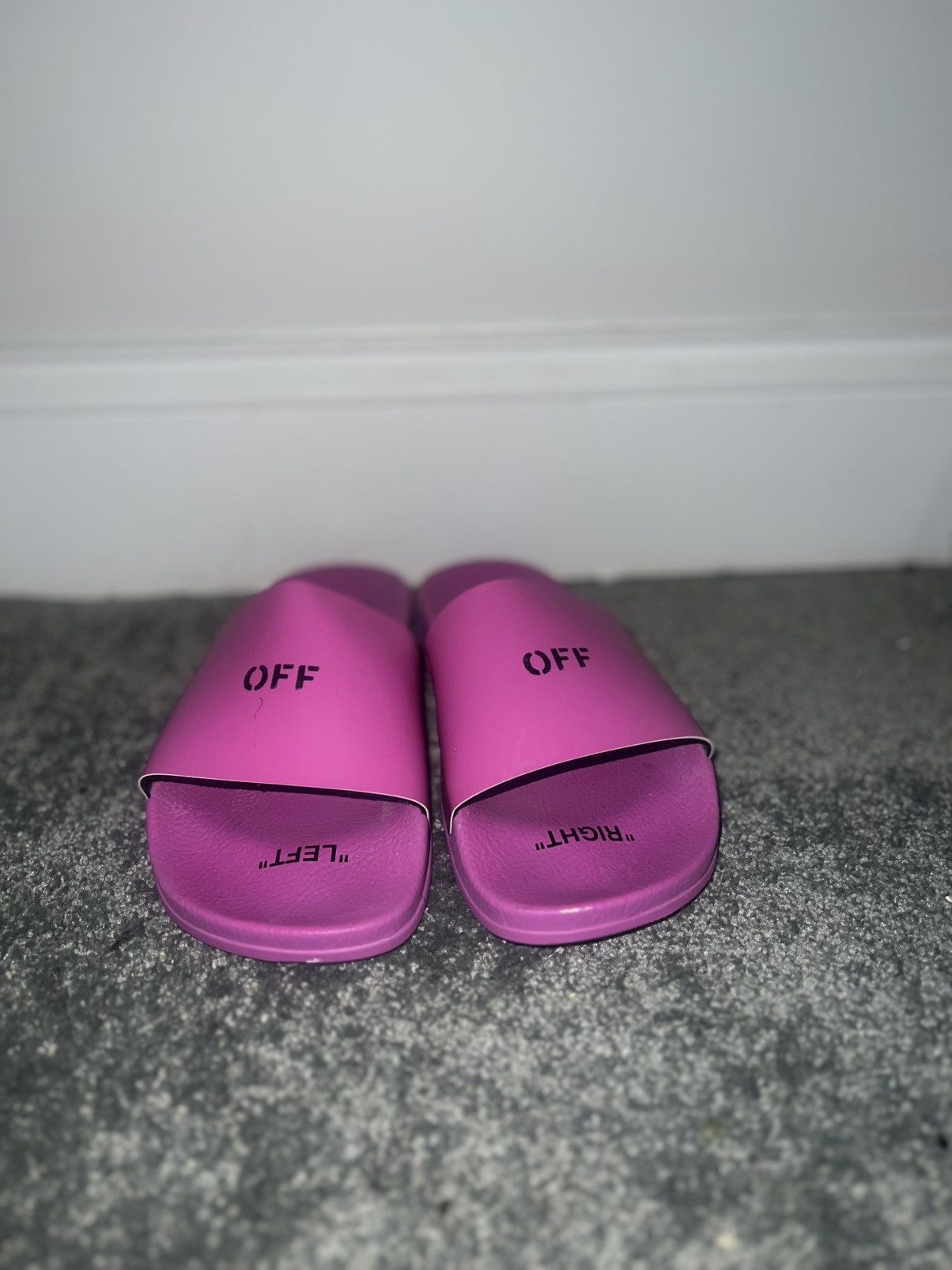 Off-White Off-White Women’s Pool Slides Size US 8 / IT 38 - 1 Thumbnail