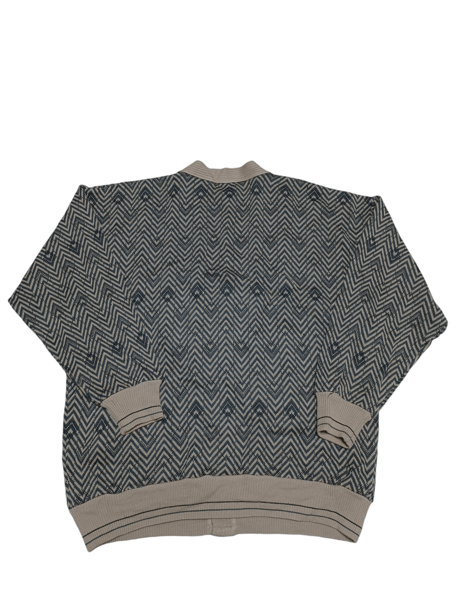 Other VINTAGE CARDIGAN PURE NEW WOOL 90S MADE IN UK OLDMONEY Size US XL / EU 56 / 4 - 2 Thumbnail