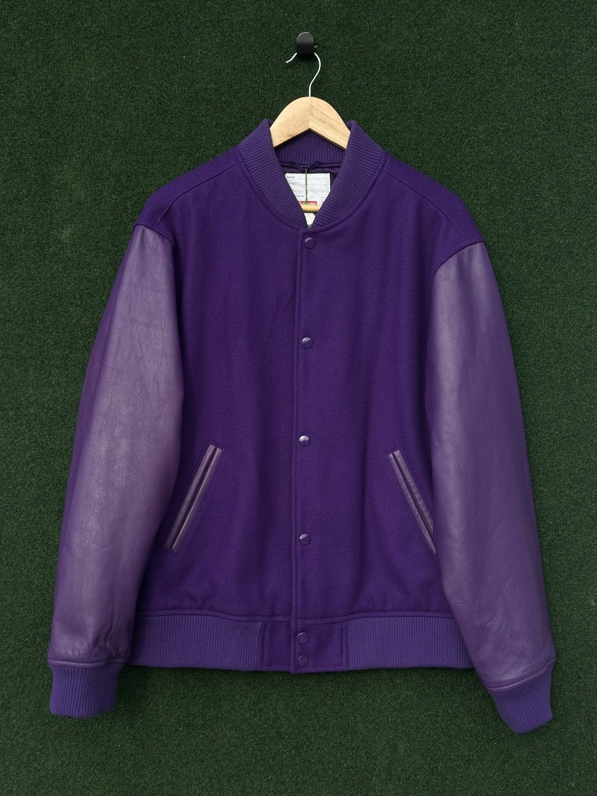 Supreme Supreme Motion Logo Varsity Jacket Size US L / EU 52-54 / 3 - 2 Thumbnail
