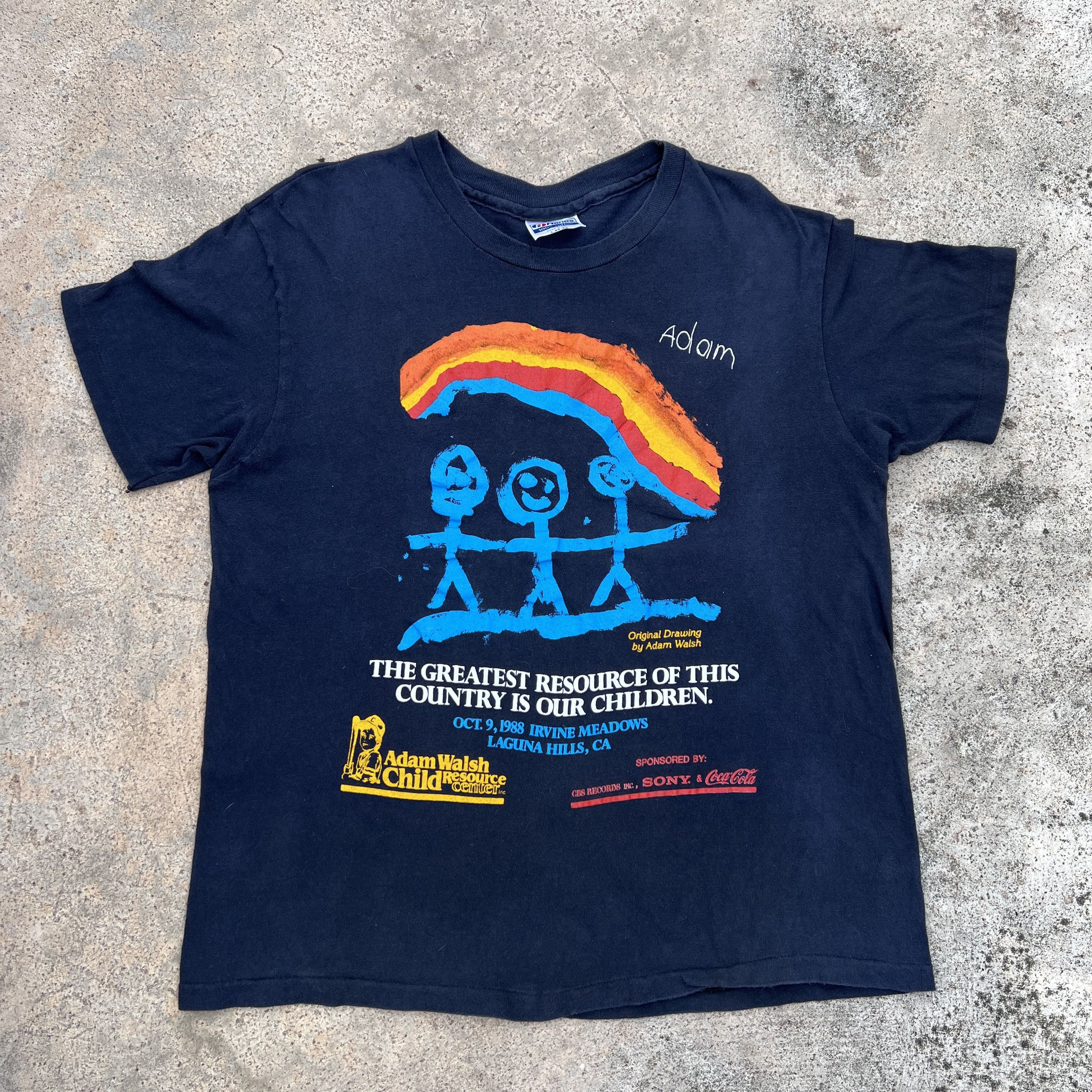 Band Tees × Vintage Vintage 80s George Michael Tour Tee Adam Walsh violent crime Size US L / EU 52-54 / 3 - 5 Thumbnail
