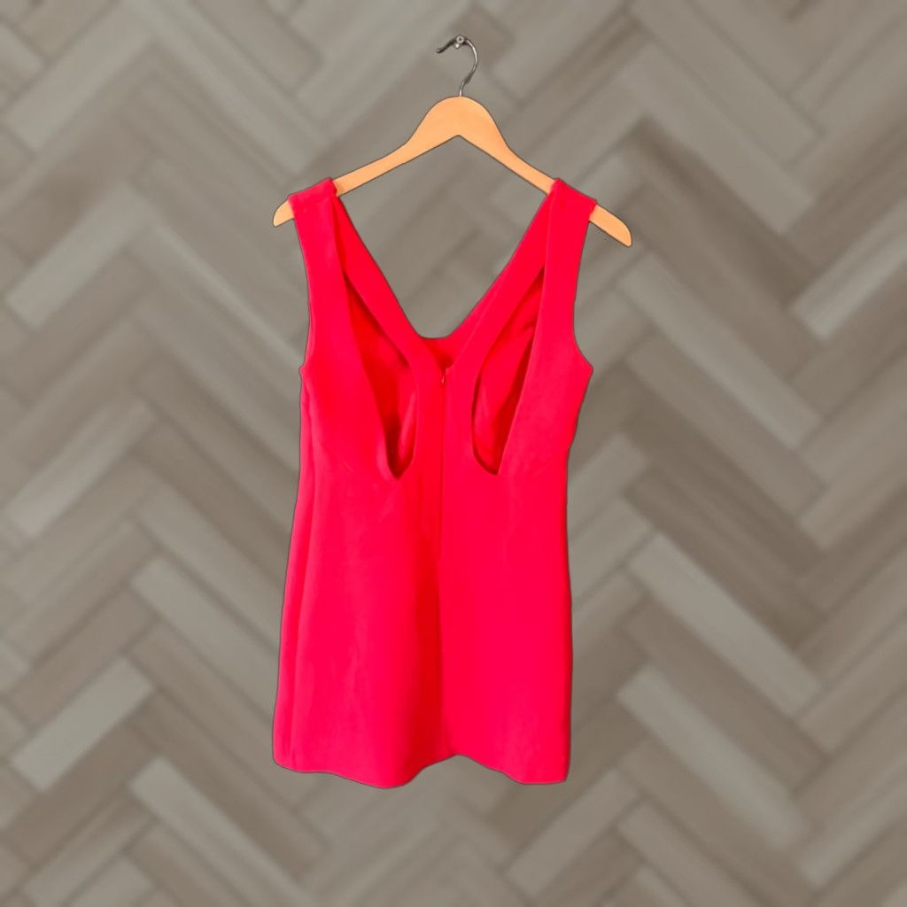Asos ASOS Blouse Sleeveless V-Neck Pink 4 Women’s Tank Top Shirt Size S / US 4 / IT 40 - 1 Thumbnail