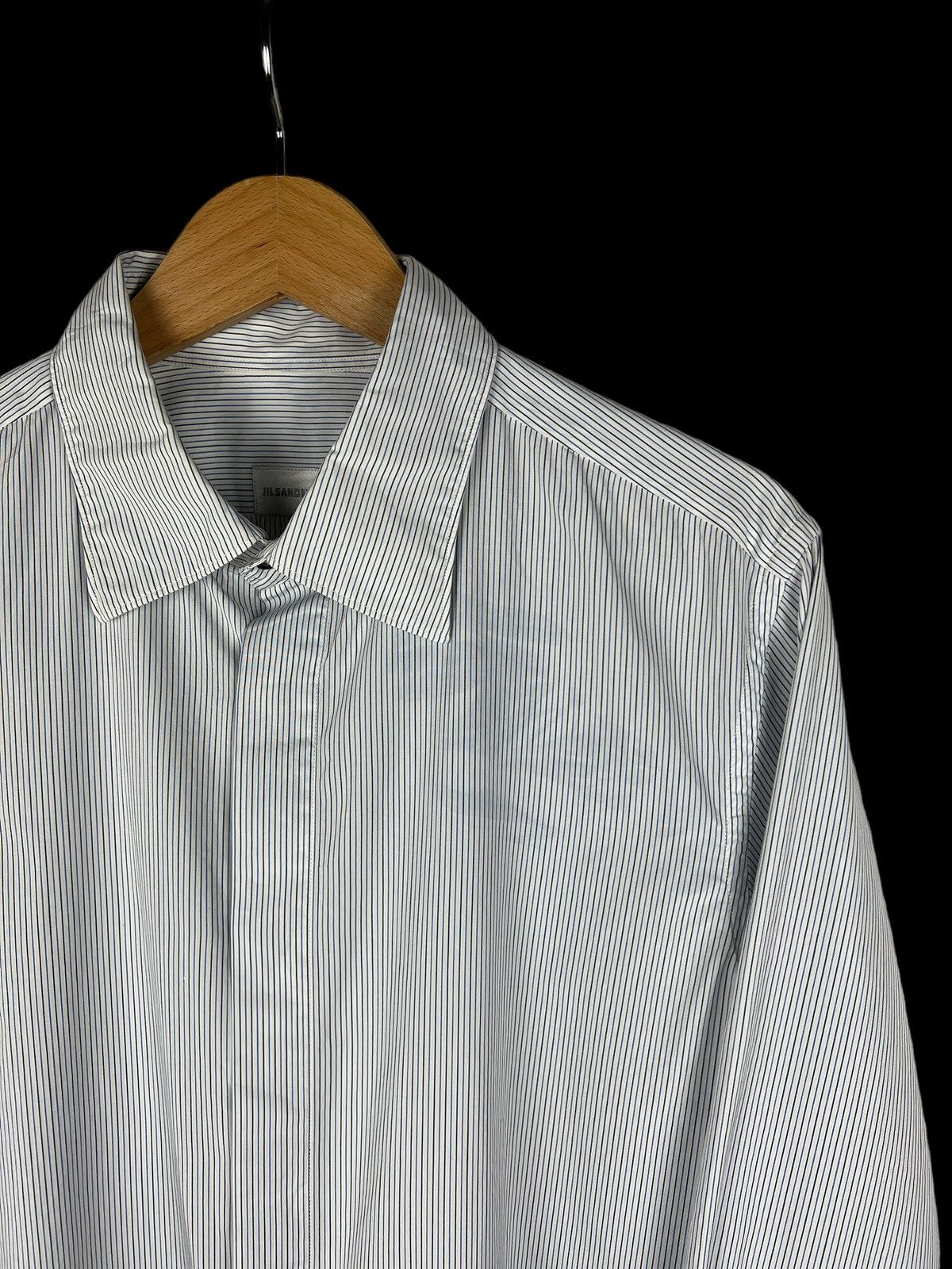 Jil Sander Jil Sander Stripes Button Up Shirt Size US L / EU 52-54 / 3 - 5 Thumbnail