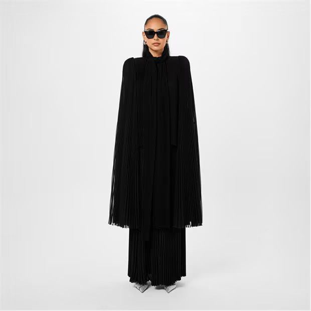 Balenciaga o1g2r1mq0924 Maxi Skirts in Black Size 27" / US 4 / IT 40 - 6 Thumbnail