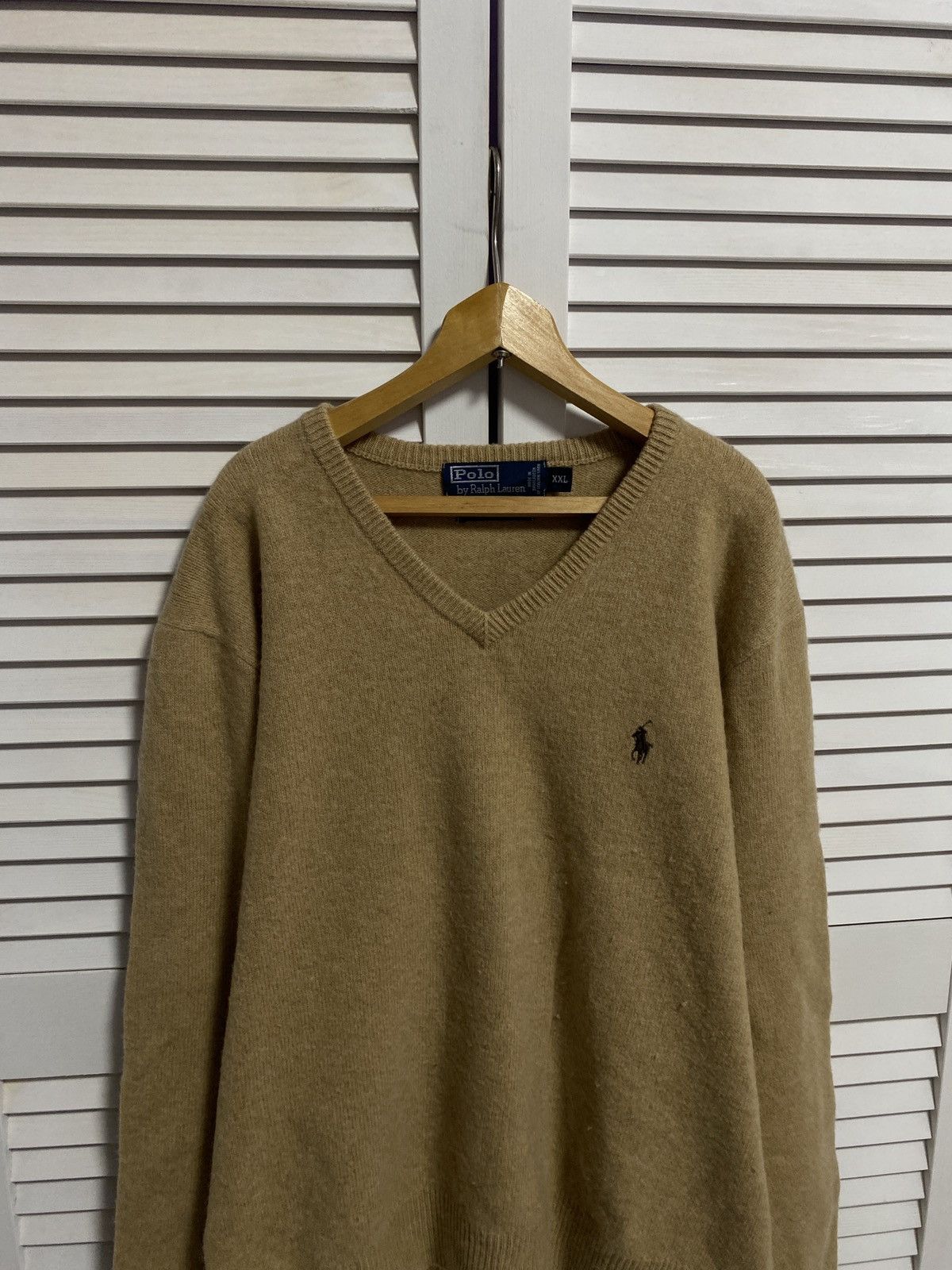 Ralph Lauren × Vintage Vintage Knit Sweater Polo Ralph Lauren Gold Logo Casual Size US XXL / EU 58 / 5 - 2 Thumbnail