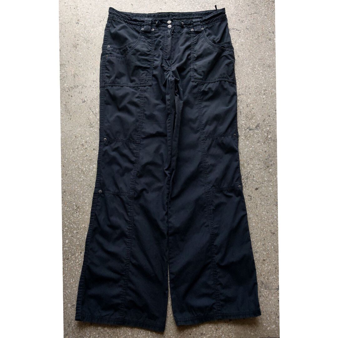 Vintage Techno Raver Flared Pants Goth Cargo Baggy Opium 2000s | Grailed