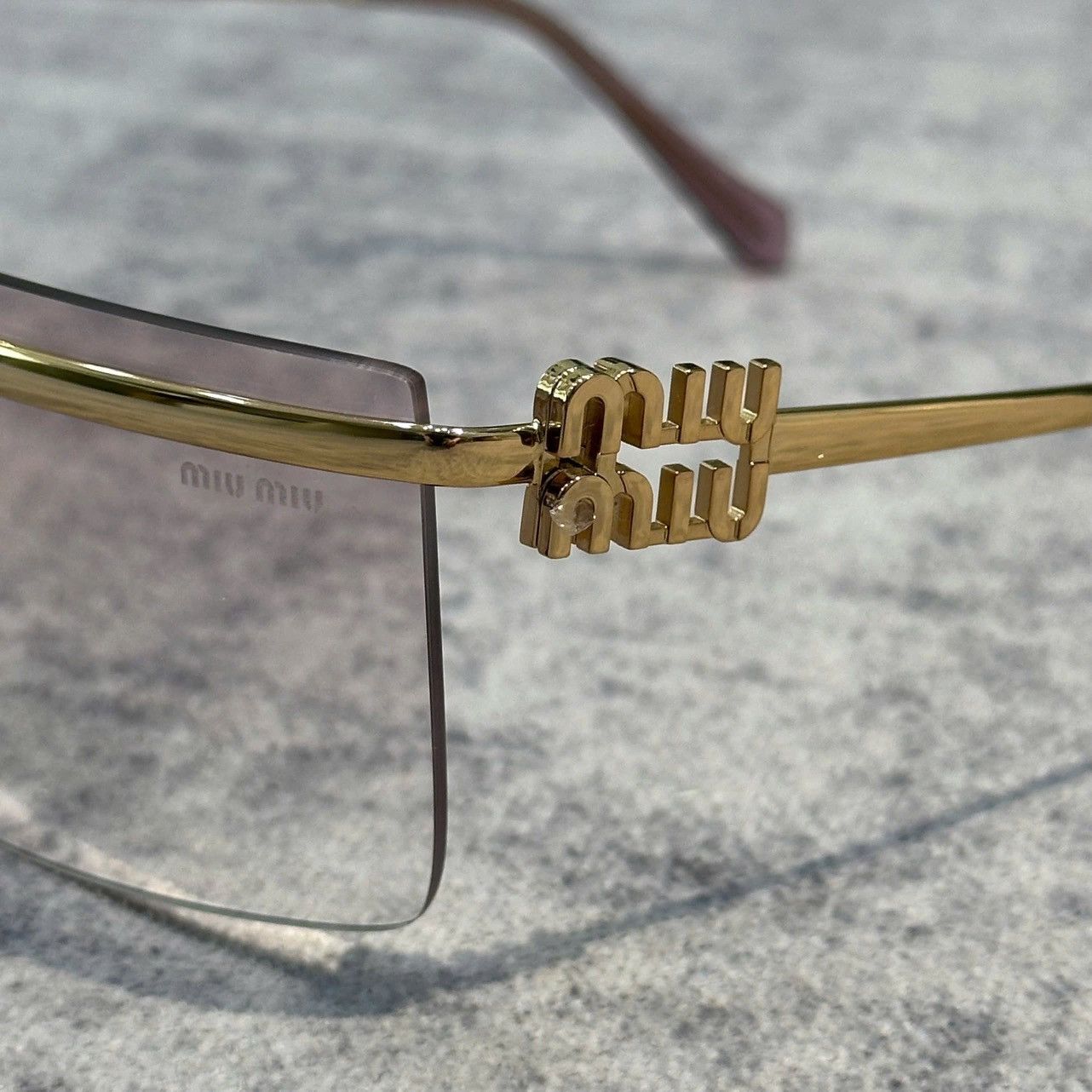 Miu Miu Miu Miu MU 50ZS 5AK80D Sunglasse Size ONE SIZE - 2 Thumbnail