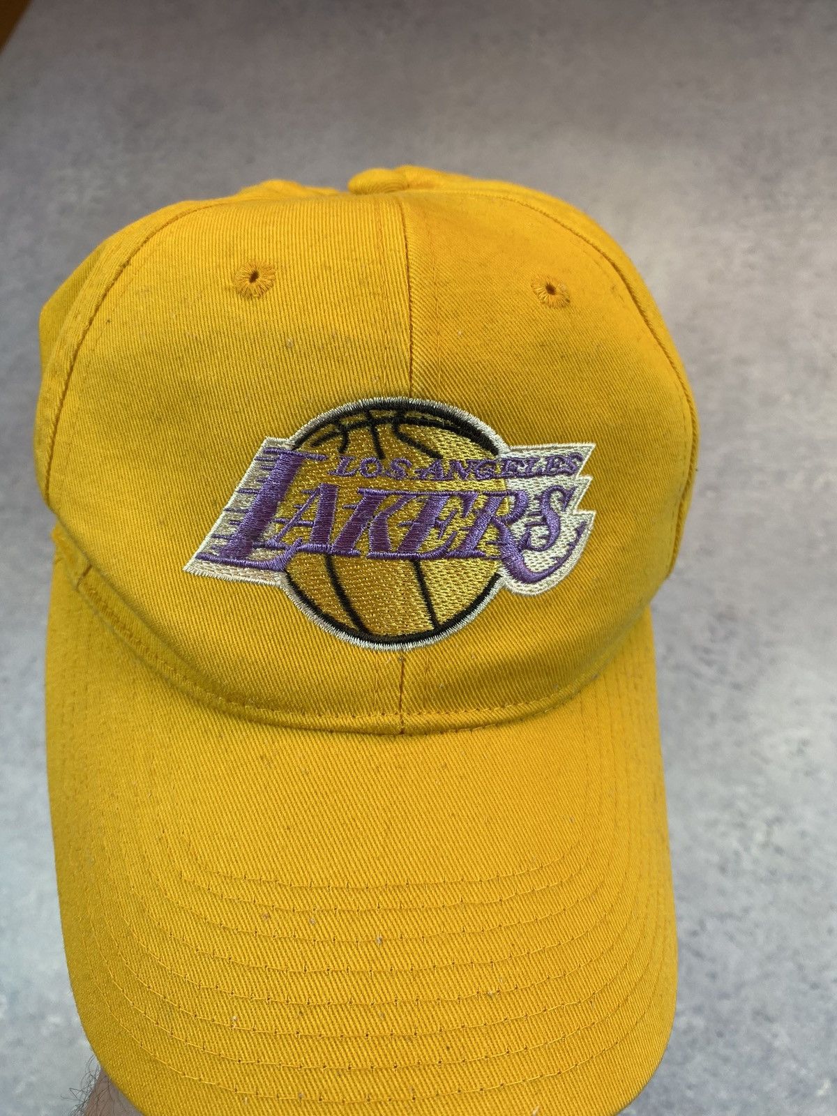 NBA NBA L.A Lakers Yellow Cap Size ONE SIZE - 7 Thumbnail