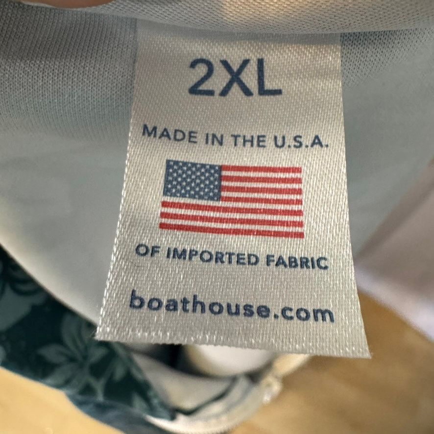 Boathouse Boathouse USA 2XL Floral 1/4 Zip Pullover Long Sleeve Shirt Size US XXL / EU 58 / 5 - 4 Thumbnail