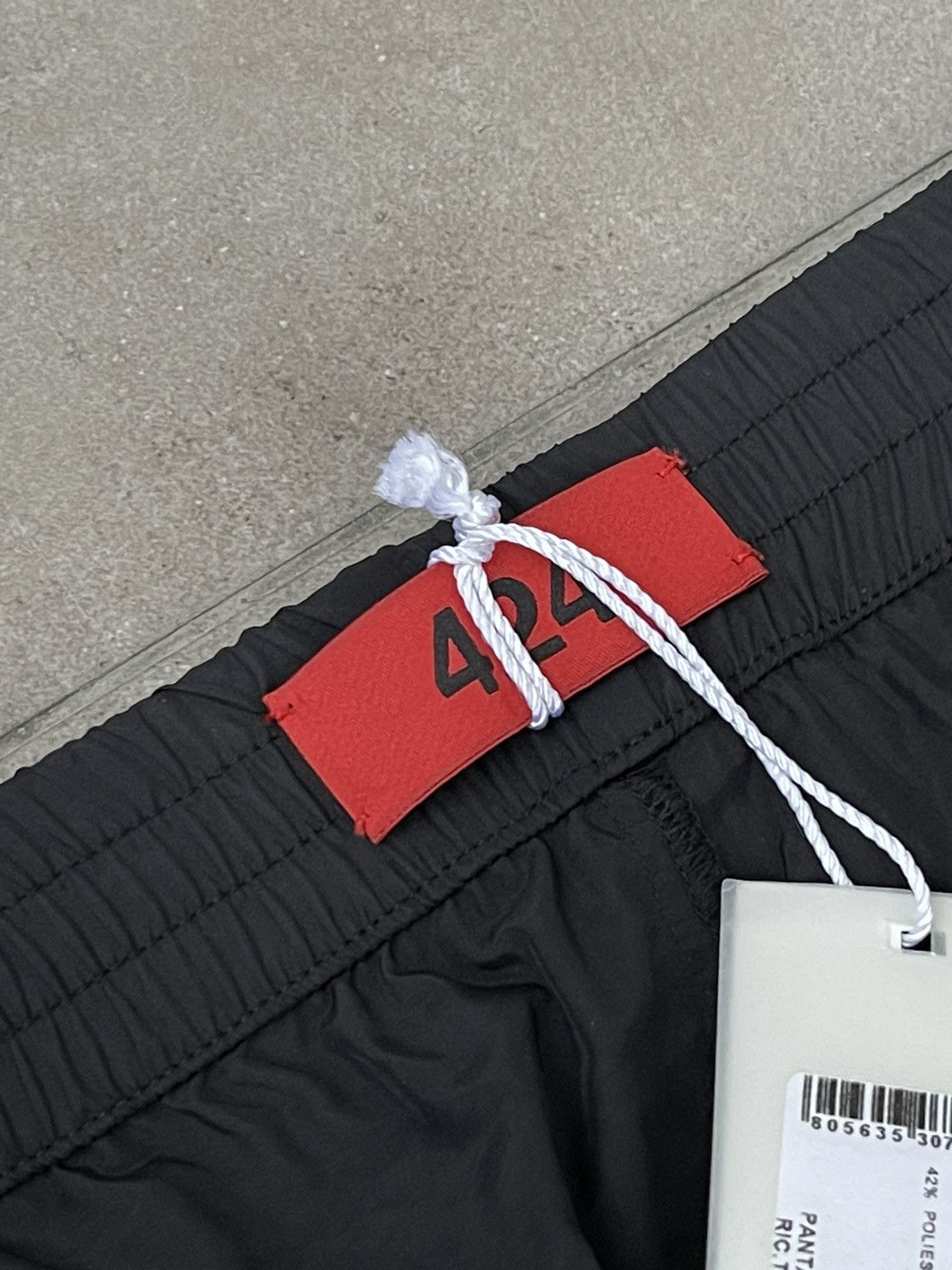 424 !DS! FW22 424 On Fairfax Logo Patched Black Track Pants Size US 36 / EU 52 - 21 Thumbnail