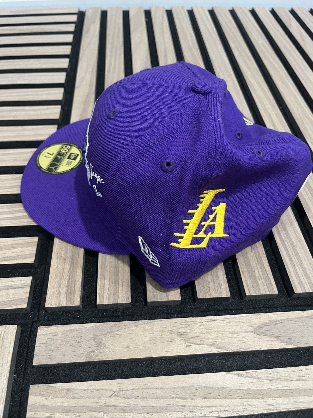 New Era Los Angeles Lakers World Champions New Era 59fifty fitted Size ONE SIZE - 2 Thumbnail