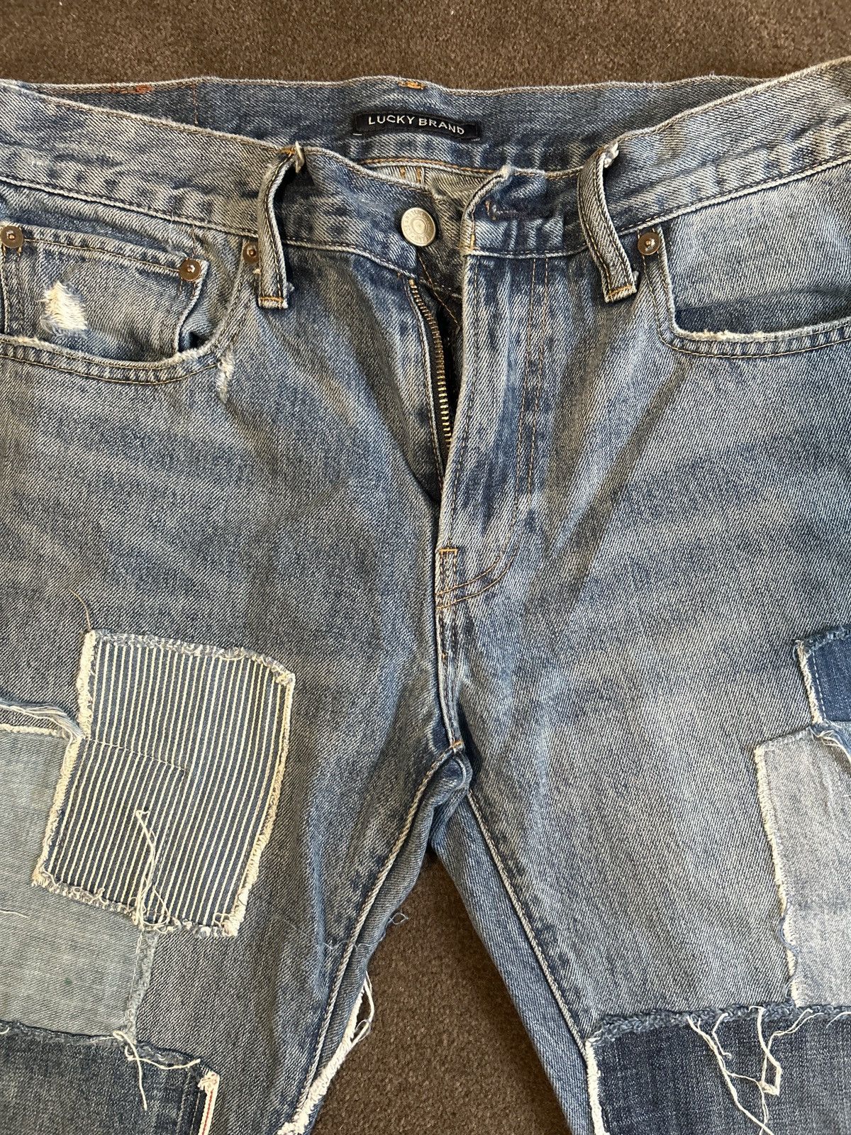 Lucky Brand Lucky Brand x GQ patchwork jeans Size US 31 - 5 Thumbnail