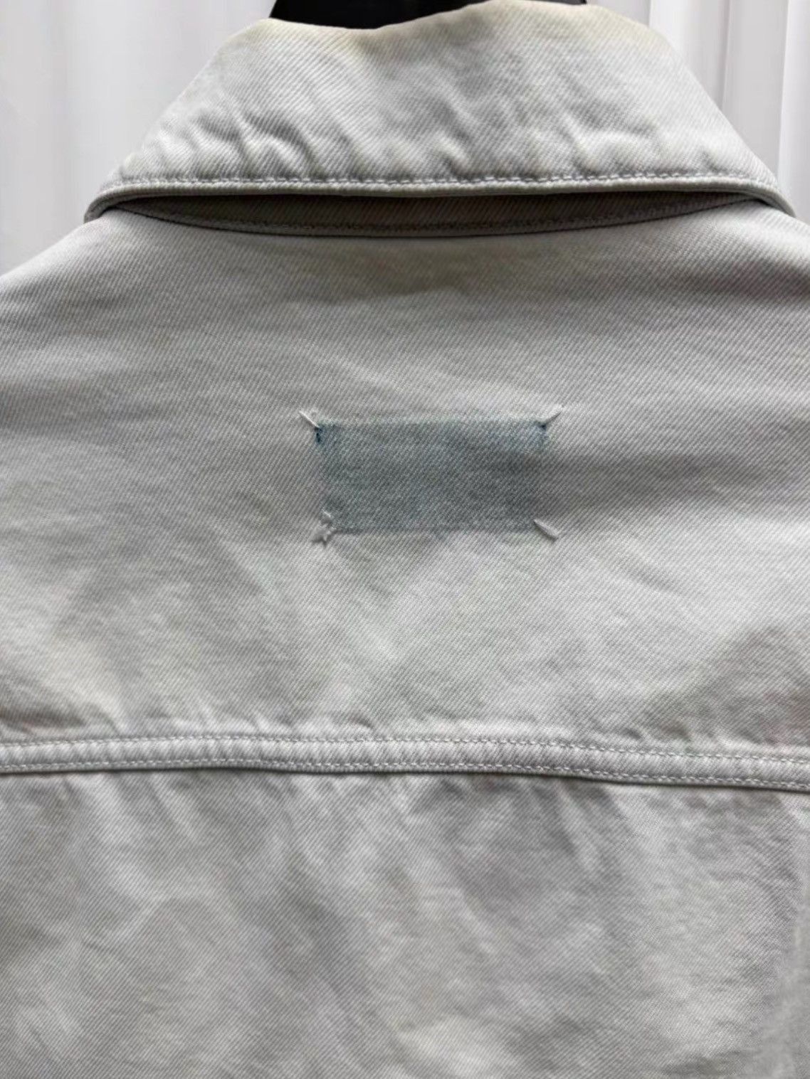 Maison Margiela Sz 52 Maison Margiela White Denim Jacket-2505 Size US L / EU 52-54 / 3 - 6 Thumbnail