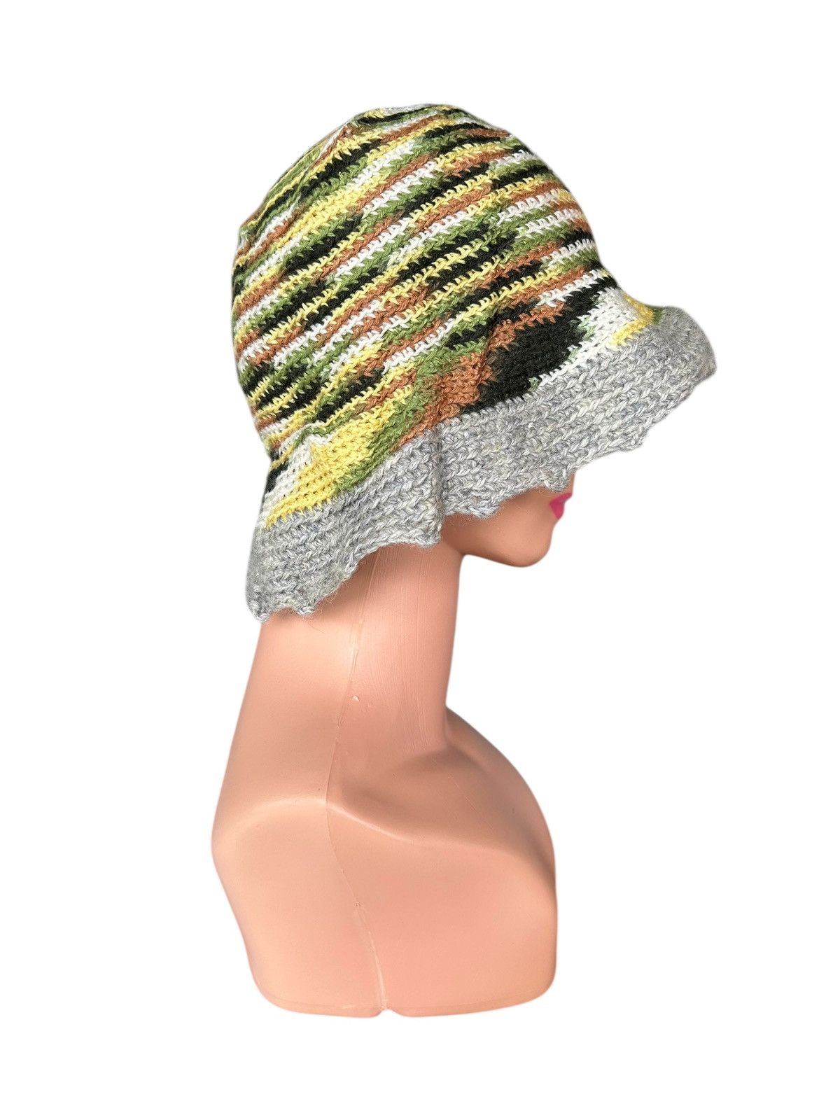 Japanese Brand × Kapital × Vintage Crochet Knitted Handmade Bucket Hats Size ONE SIZE - 2 Thumbnail