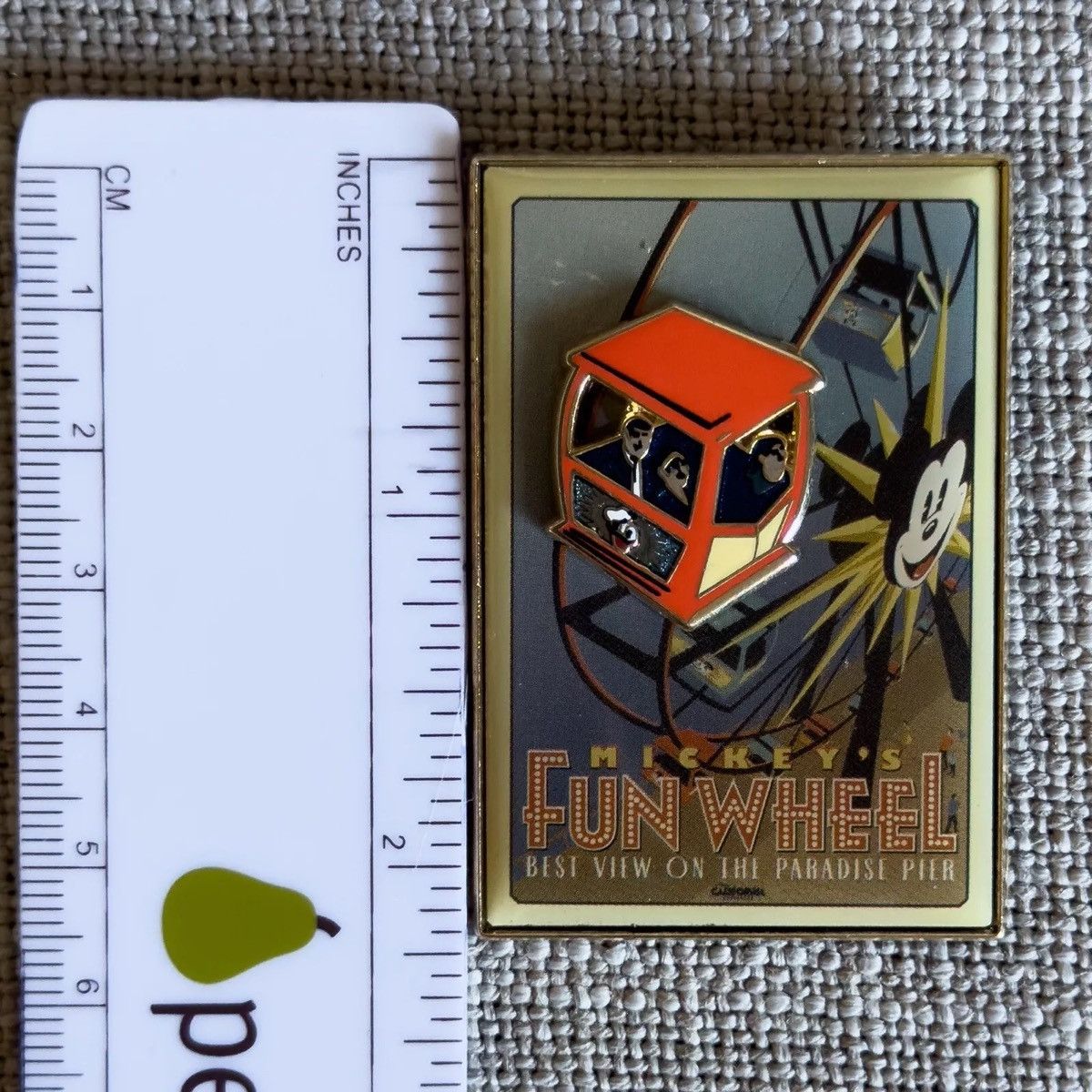 Disney WDI Disneyland Attraction Poster Mickey's Funwheel 3D Pin LE Size ONE SIZE - 6 Thumbnail