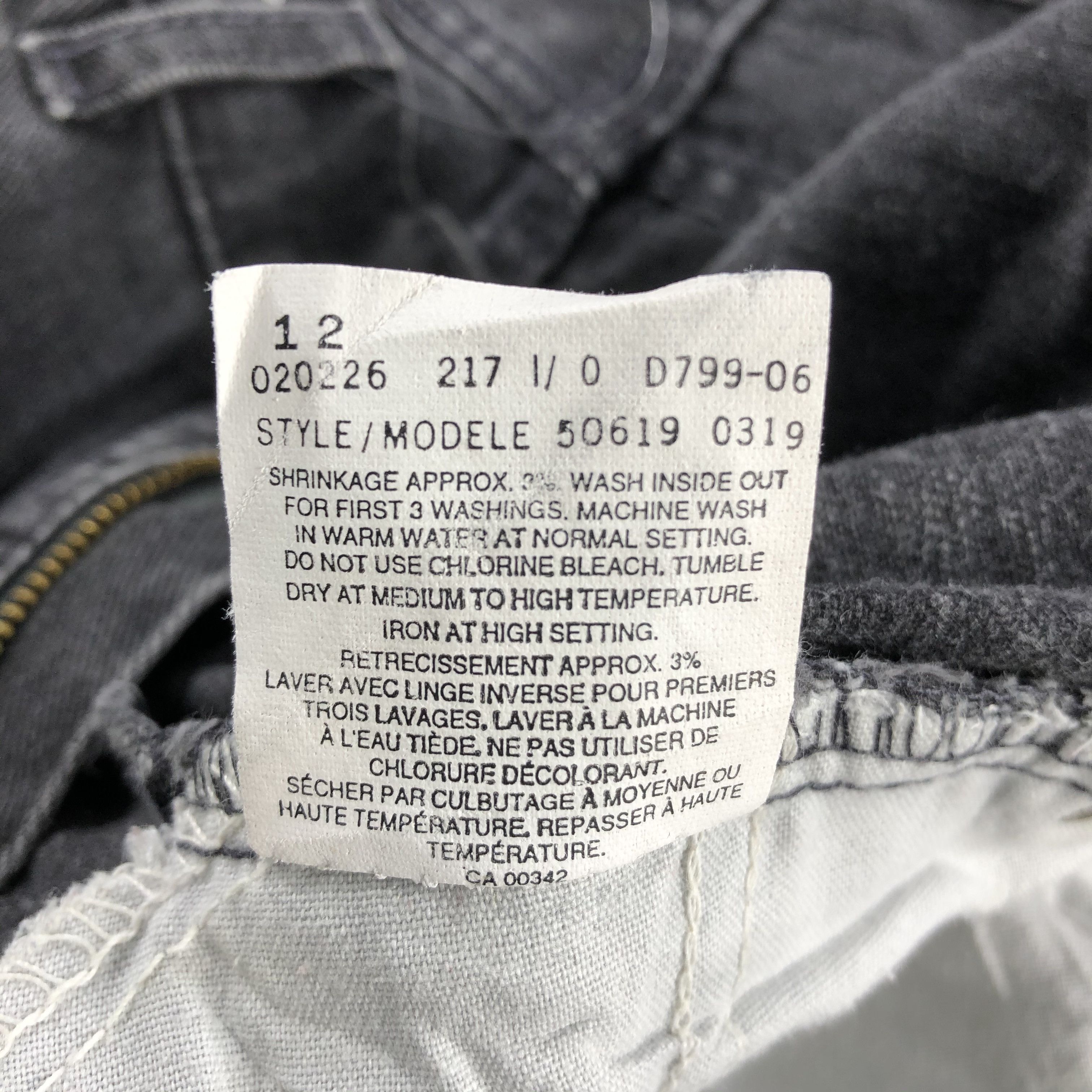Levi's × Vintage 90s Vintage Faded Black Levis Jeans-JM2972 Size US 33 - 11 Thumbnail