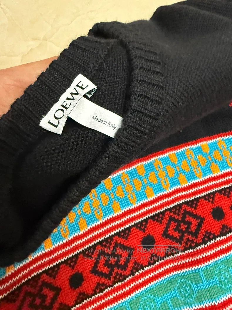 Loewe Loewe Fair Isle Sweater, Size 47 Chest, 64 Length, 99 New, Size US S / EU 44-46 / 1 - 2 Thumbnail