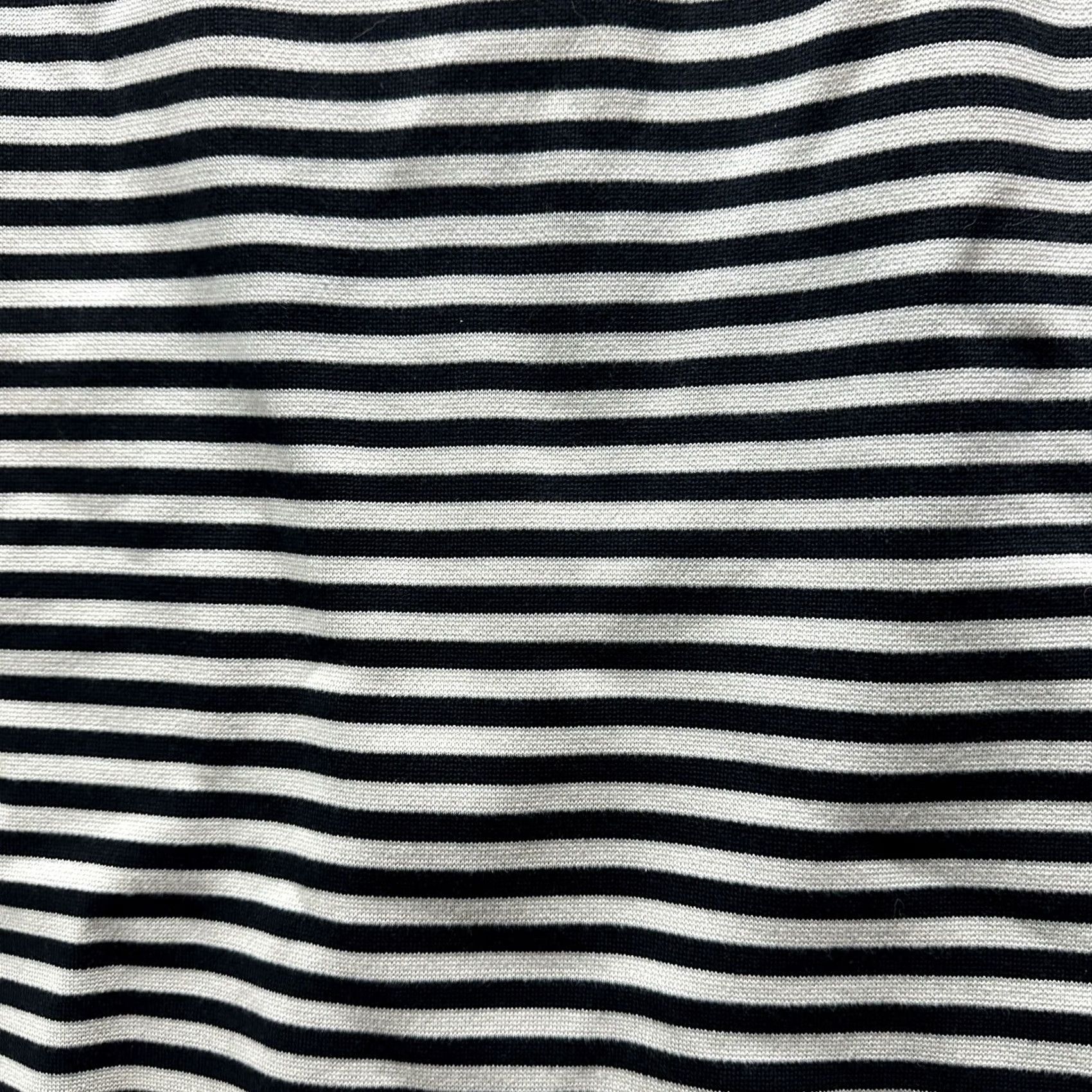 Akris Akris Skirt Women's 8 Black White Stripe Pencil High Waist Knee Length Vintage No Size 30" / US 8 / IT 44 - 7 Thumbnail