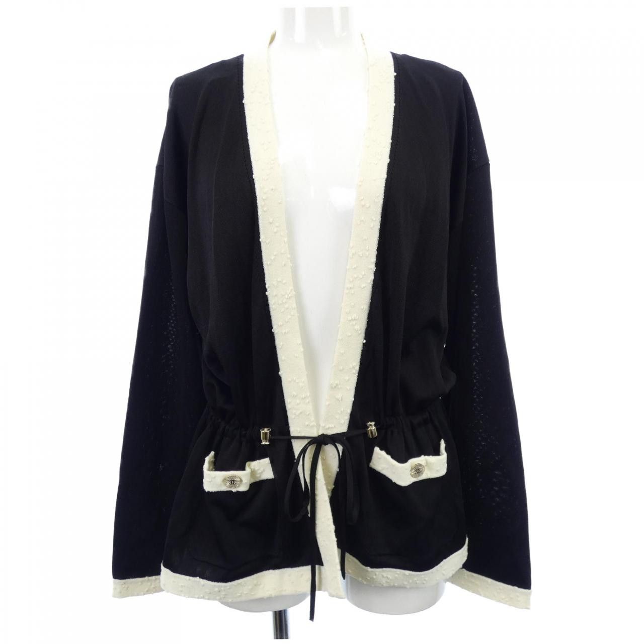 Chanel Chanel Chanel Cardigan Textile Tops P80094K11529 DUTY FREE for USA Size ONE SIZE - 1 Thumbnail