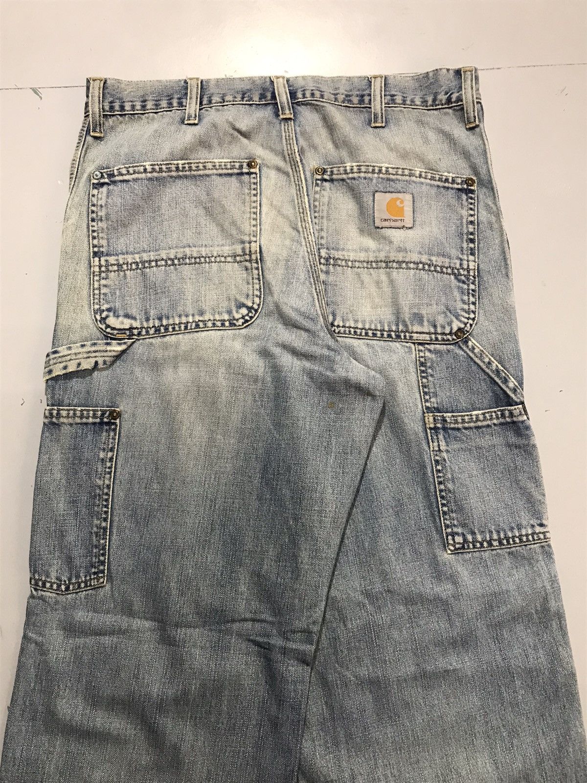 Carhartt Vintage Carhartt repaired double knee workwear denim Size US 34 / EU 50 - 10 Thumbnail