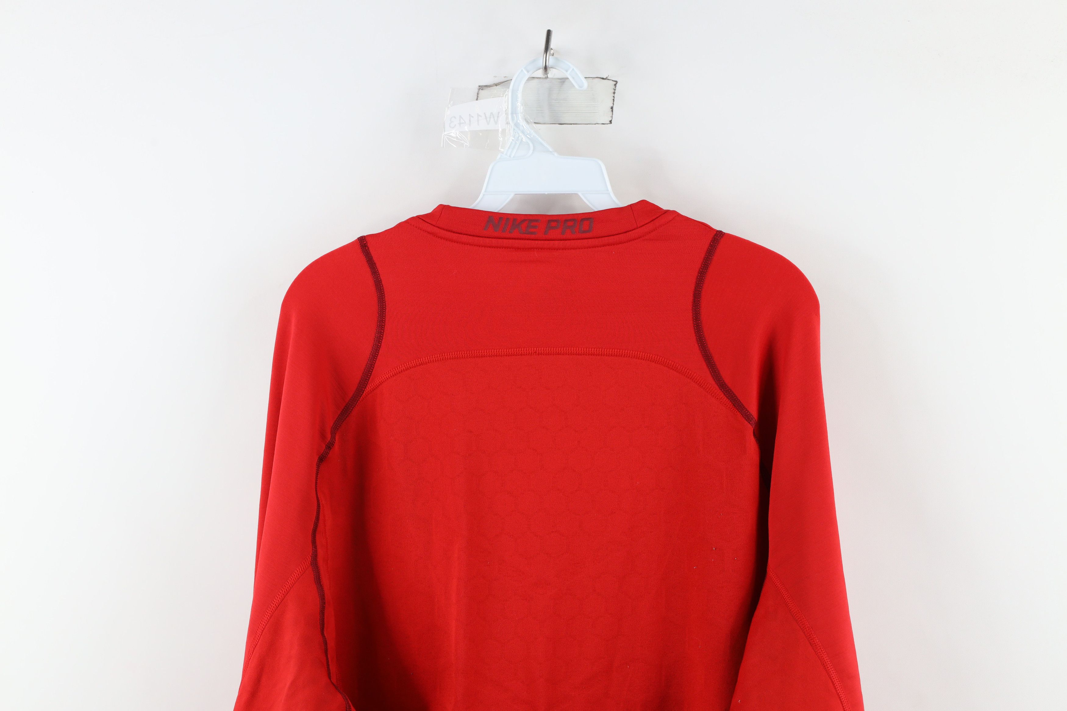 Nike × Vintage Nike Pro Combat Lined Training Outdoor Long Sleeve T-Shirt Size US L / EU 52-54 / 3 - 13 Thumbnail