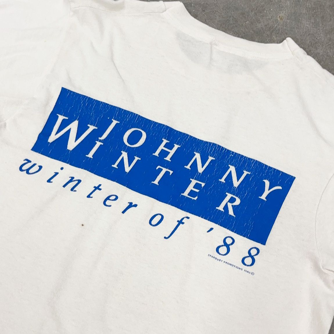 Band Tees × Vintage Vintage 1988 Johnny Winter Tour T-Shirt Size US M / EU 48-50 / 2 - 7 Thumbnail