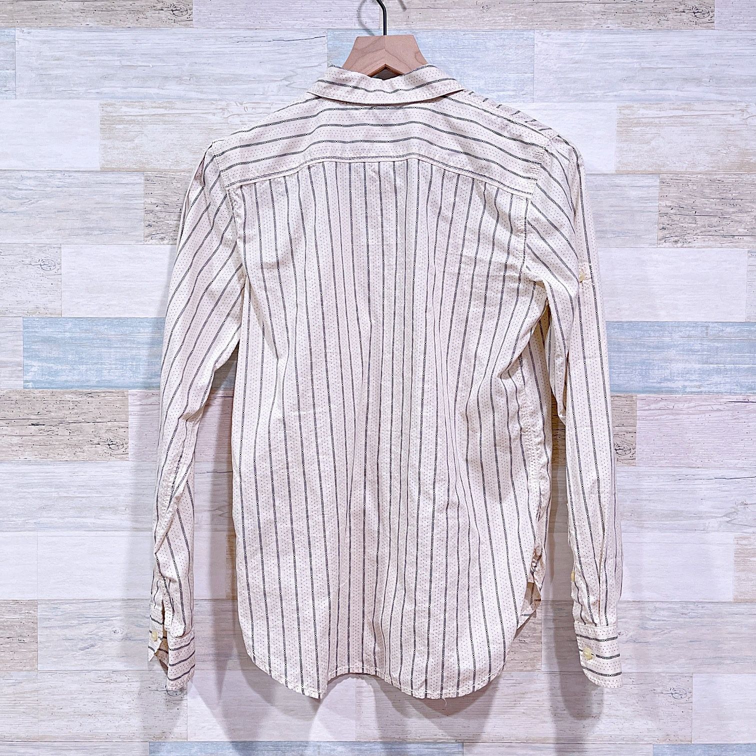 Lauren Ralph Lauren LRL Ralph Lauren Aztec Striped Shirt Beige Womens Small Size S / US 4 / IT 40 - 3 Thumbnail
