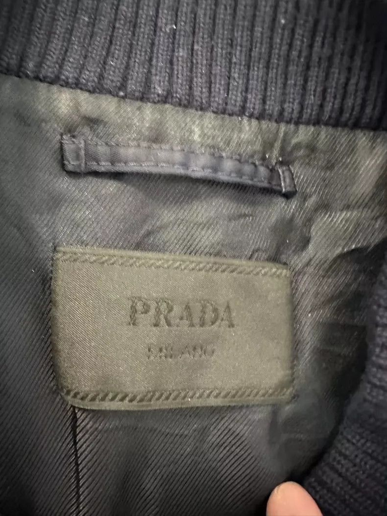 Prada Prada Classic Pilot Jacket in Excellent Condition -2505 Size US L / EU 52-54 / 3 - 3 Thumbnail