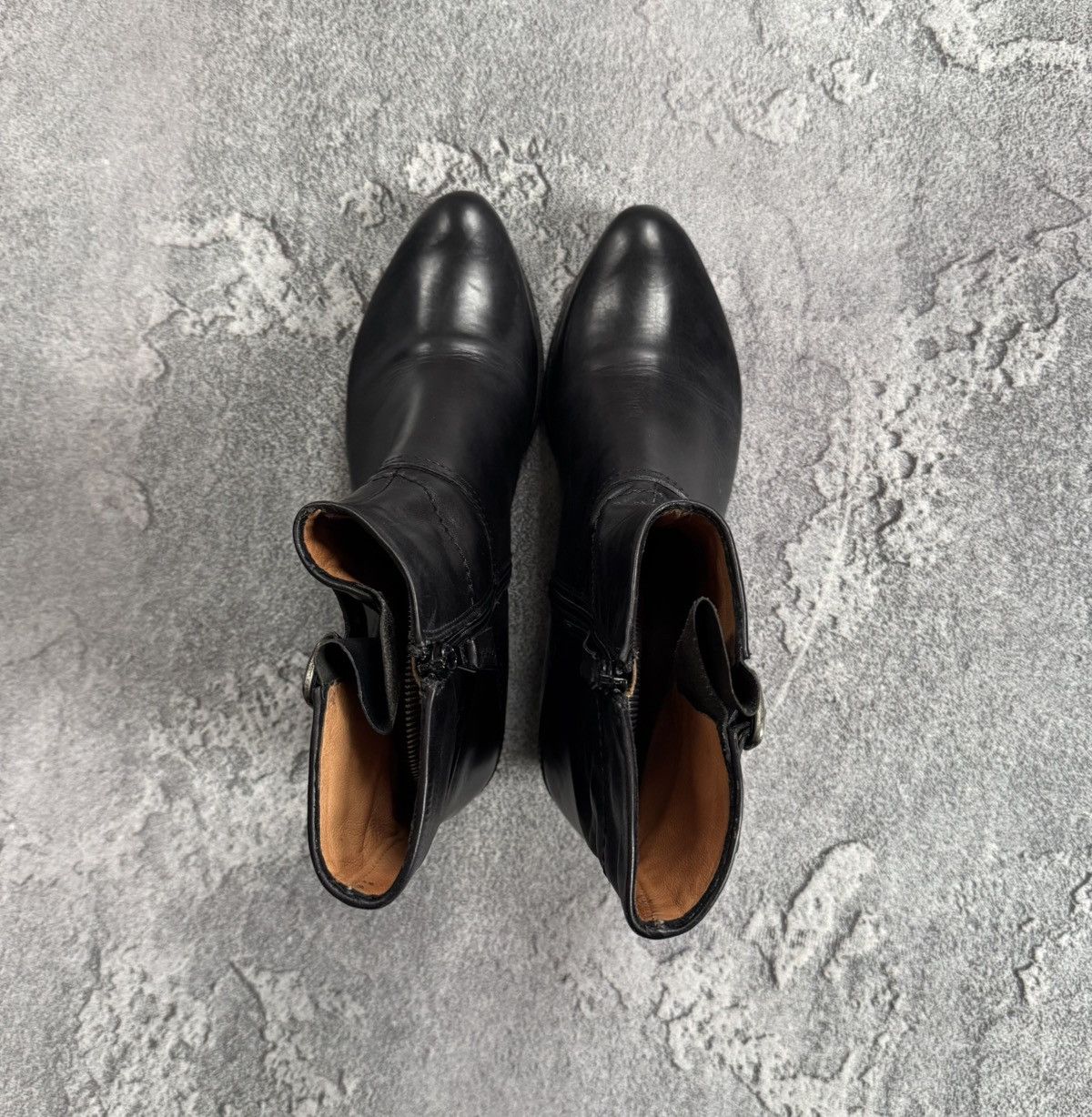 A.S.98 × Leather AS98 Airstep A.S.98 black leather zip shoes boots Cossacks Size US 9 / IT 39 - 9 Thumbnail