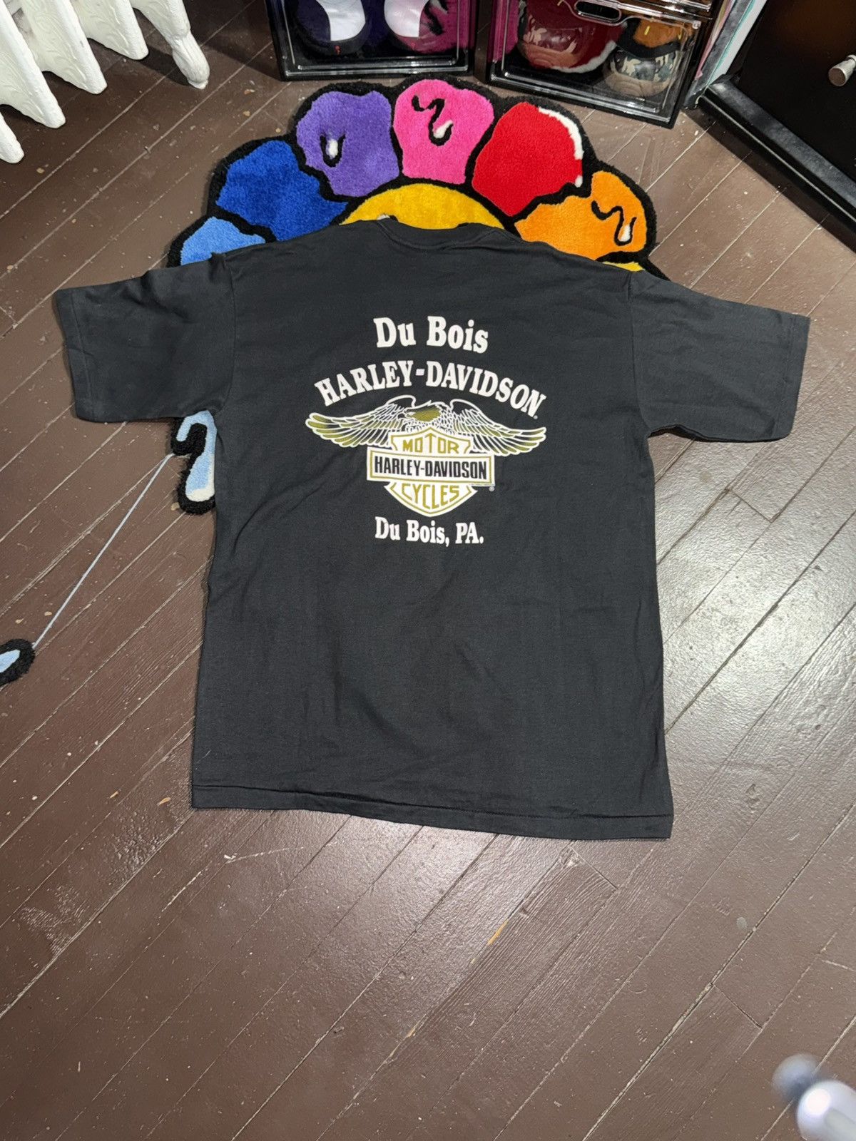 Harley Davidson Vintage 1987 Harley-Davidson Eagle T-Shirt Size US XL / EU 56 / 4 - 5 Thumbnail