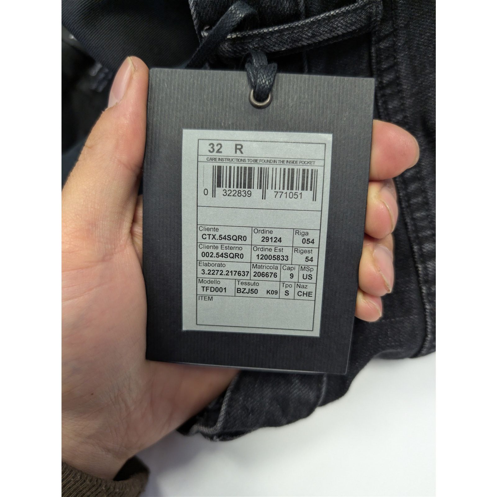 Tom Ford o1rshd1 Q:2 / Slim-Fit Denim Jeans in Black Size US 32 / EU 48 - 22 Thumbnail