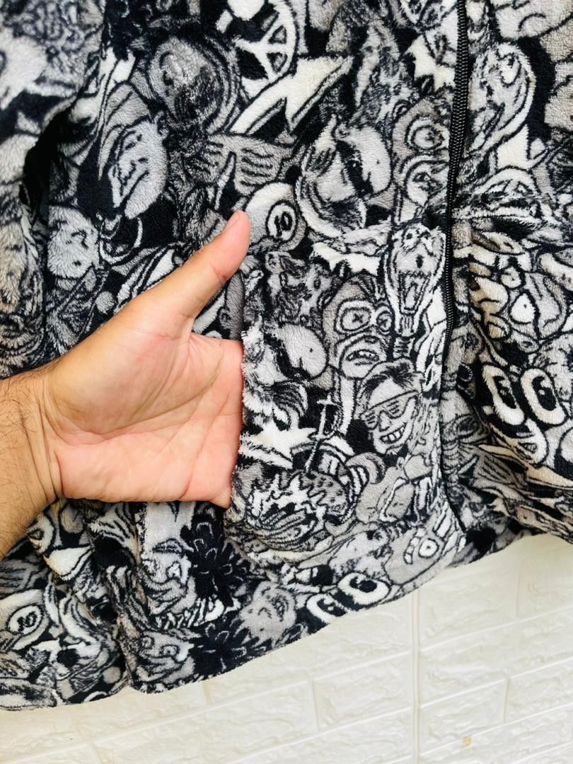 Japanese Brand × Vintage Vintage Monogram Cartoon Hip Hop Designer Fashion Size US L / EU 52-54 / 3 - 7 Thumbnail