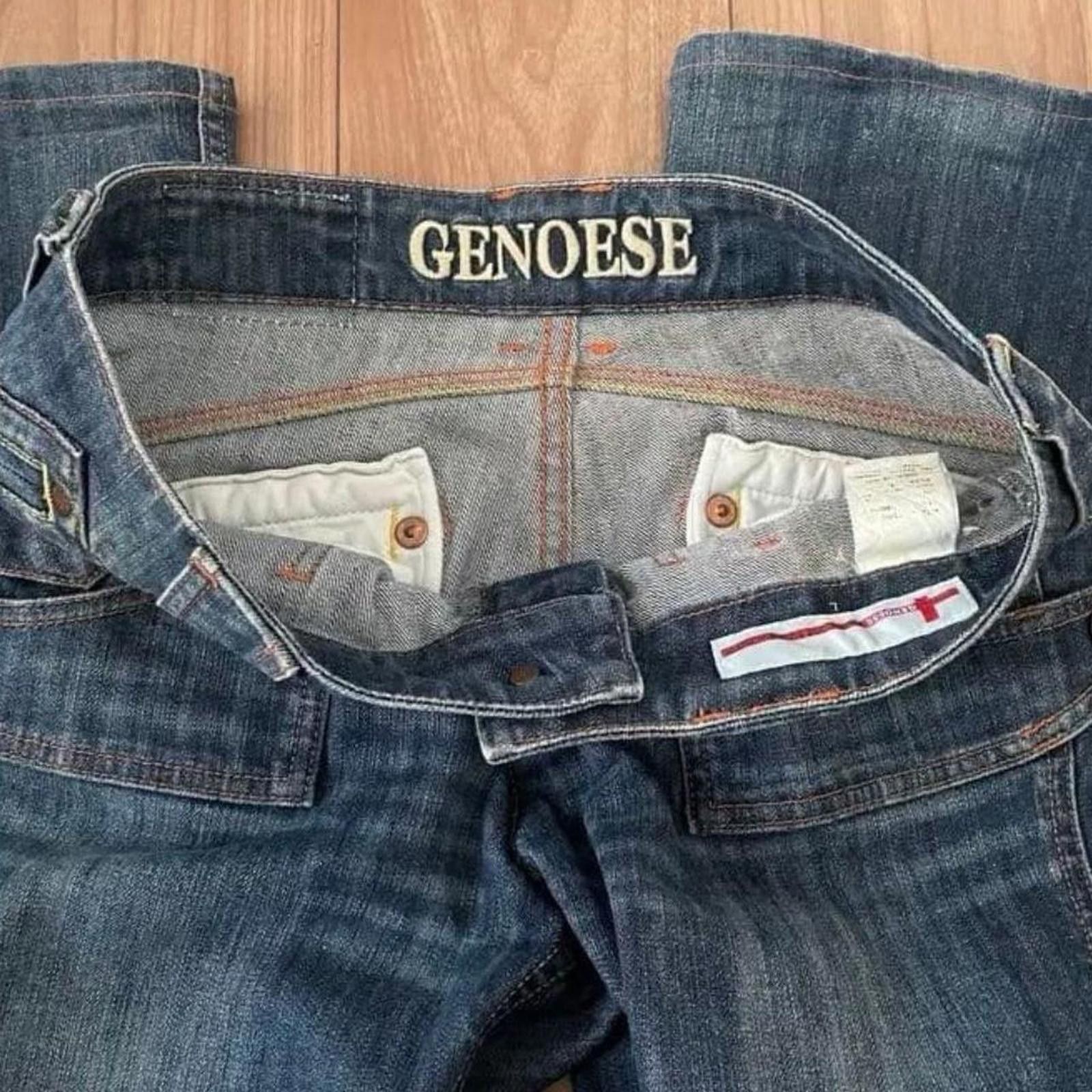 Other Low rise unique 2000s grunge mid wash denim jeans Size 32" / US 10 / IT 46 - 6 Thumbnail