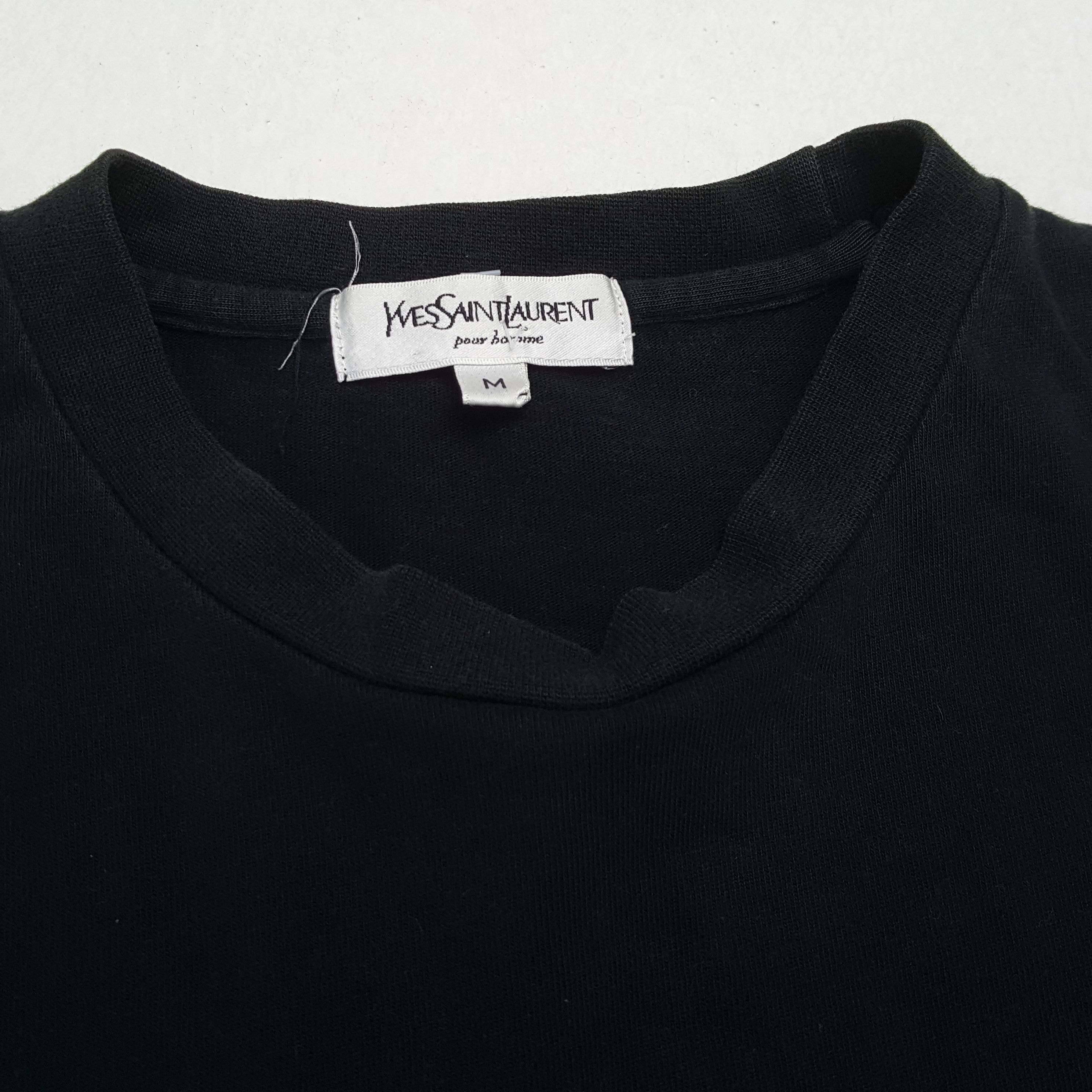 Vintage × Yves Saint Laurent YVES SAINT LAURENT Fashion Style Spellout Design Tshirt Size US M / EU 48-50 / 2 - 6 Thumbnail