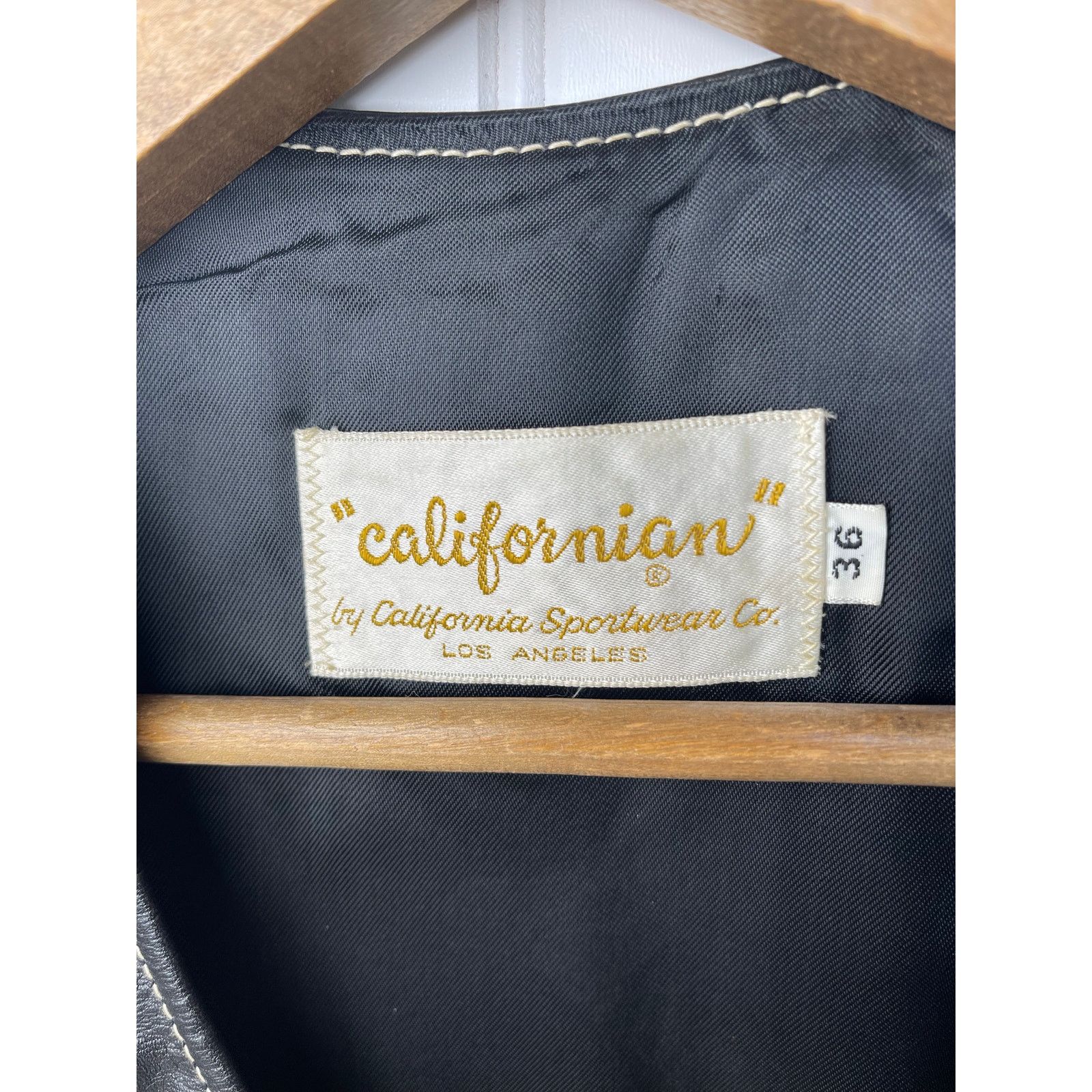 Other CA Sportswear Co. "Californian" VTG Leather Vest SZ36 Size US S / EU 44-46 / 1 - 5 Thumbnail