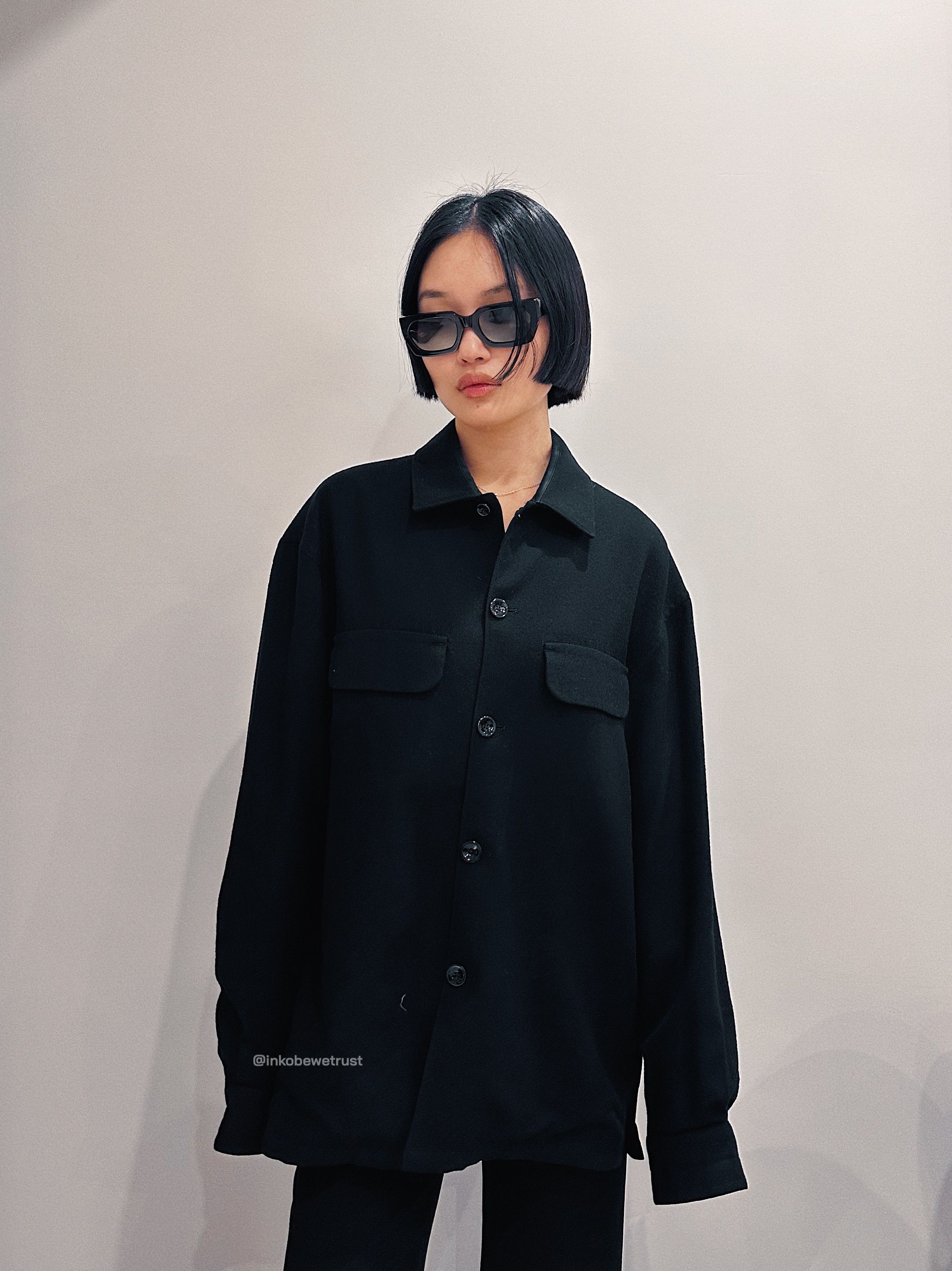 Lemaire Wool Shirt Jacket Size US S / EU 44-46 / 1 - 1 Thumbnail