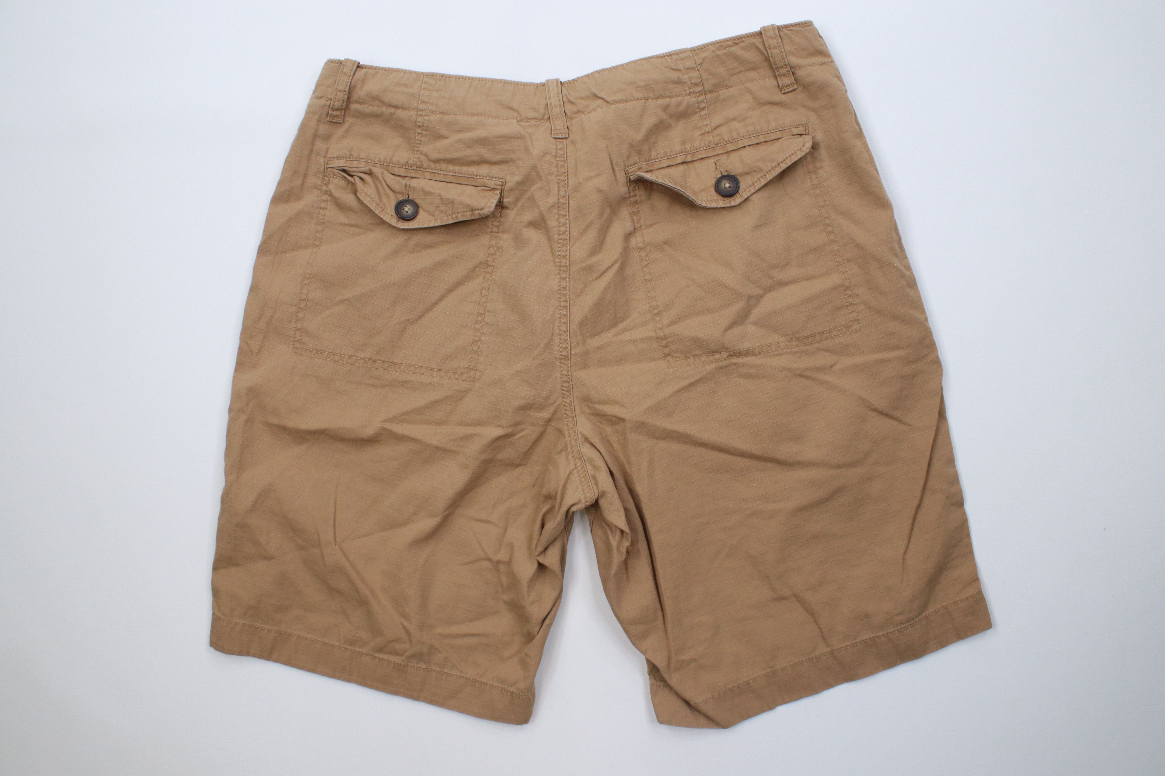 J.Crew Vintage Y2K J Crew Knee Ripstop Utility Shorts Beige Cotton Size US 34 / EU 50 - 7 Thumbnail