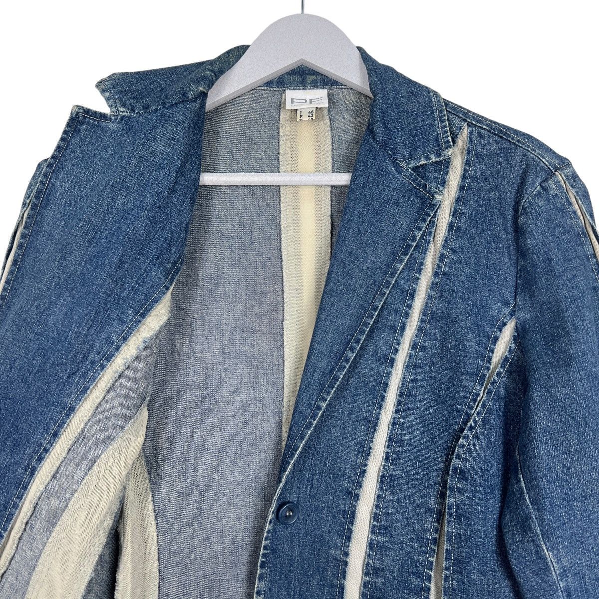 Designer 🔥 PAOLO FRANI GIACCA DENIM JACKET MADE IN ITALY Size US S / EU 44-46 / 1 - 10 Thumbnail