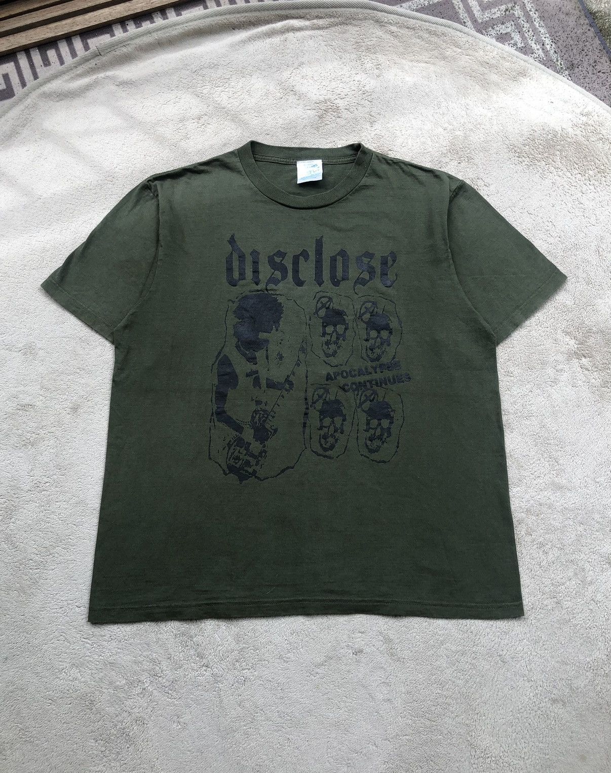 Band Tees Vintage 00s Disclose Apocalypse Continues EP D-Beat Punk Size US L / EU 52-54 / 3 - 1 Thumbnail