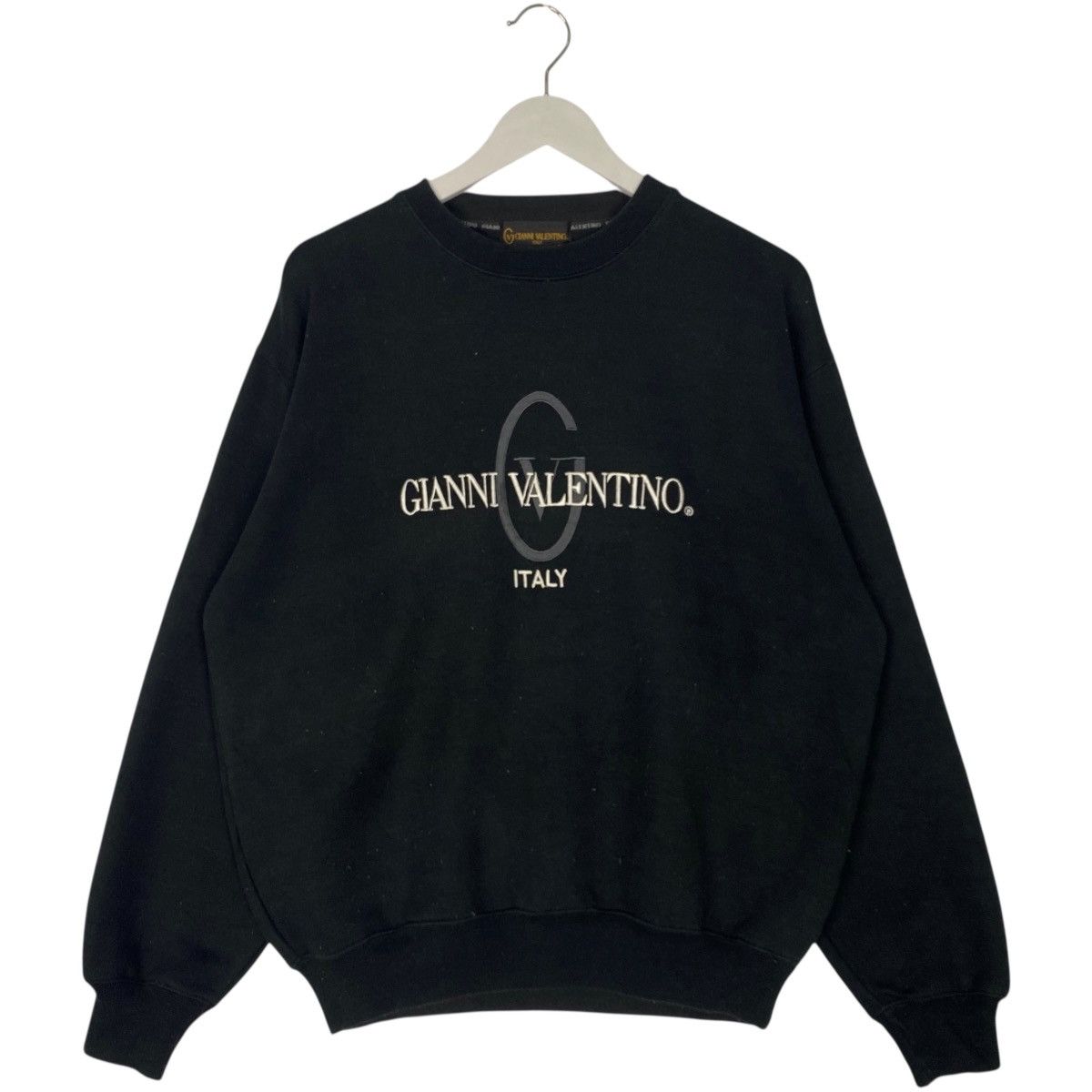 Vintage Vintage Gianni Valentino Sweatshirt Crewneck Big Logo Sz M Size US M / EU 48-50 / 2 - 1 Thumbnail