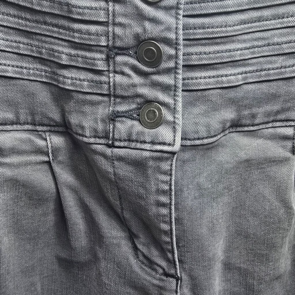 The Unbranded Brand Ryegrass Stylish High-Rise Gray Women's Jeans size 10 Size 32" / US 10 / IT 46 - 2 Thumbnail