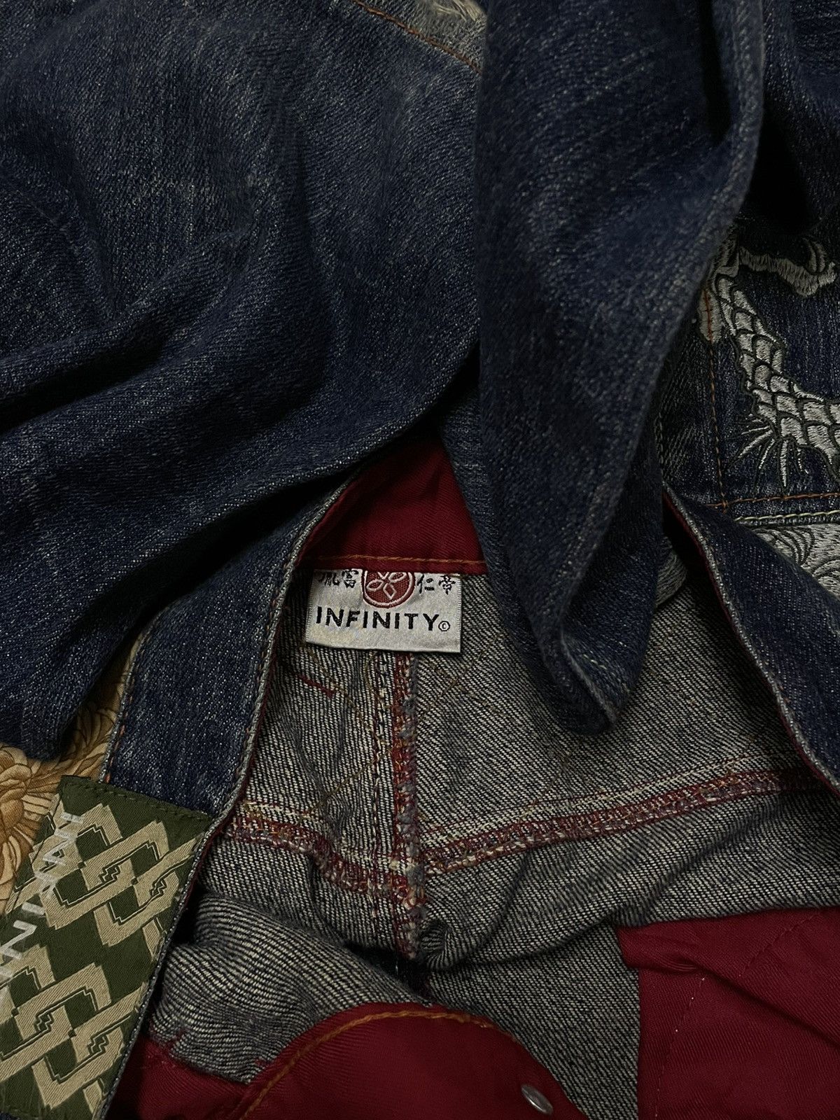 Beauty Beast VINTGE MULTIPOCKET SUKAJAN EMBROIDERED JAPAN INFINITY DENIM Size US 34 / EU 50 - 13 Thumbnail