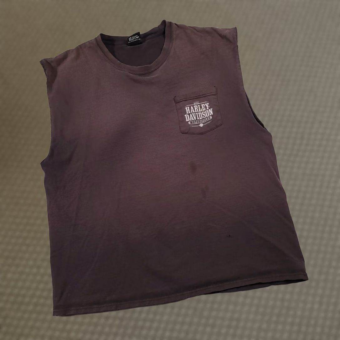 Harley Davidson Harley-Davidson Tank Sleeveless Shirt XLThe Trail Of Honor Veterans Jackson MS Shirt Men XL Black 90s Biker Grunge Motorcycle Nobodys Size US XL / EU 56 / 4 - 1 Thumbnail
