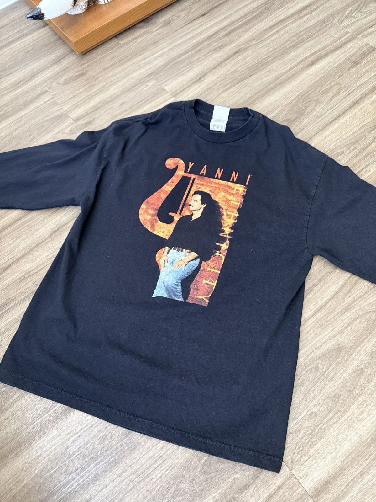 Alstyle Vintage Yanni Ethnicity Tour Tshirt Size XP Long sleeve Size US XL / EU 56 / 4 - 2 Thumbnail